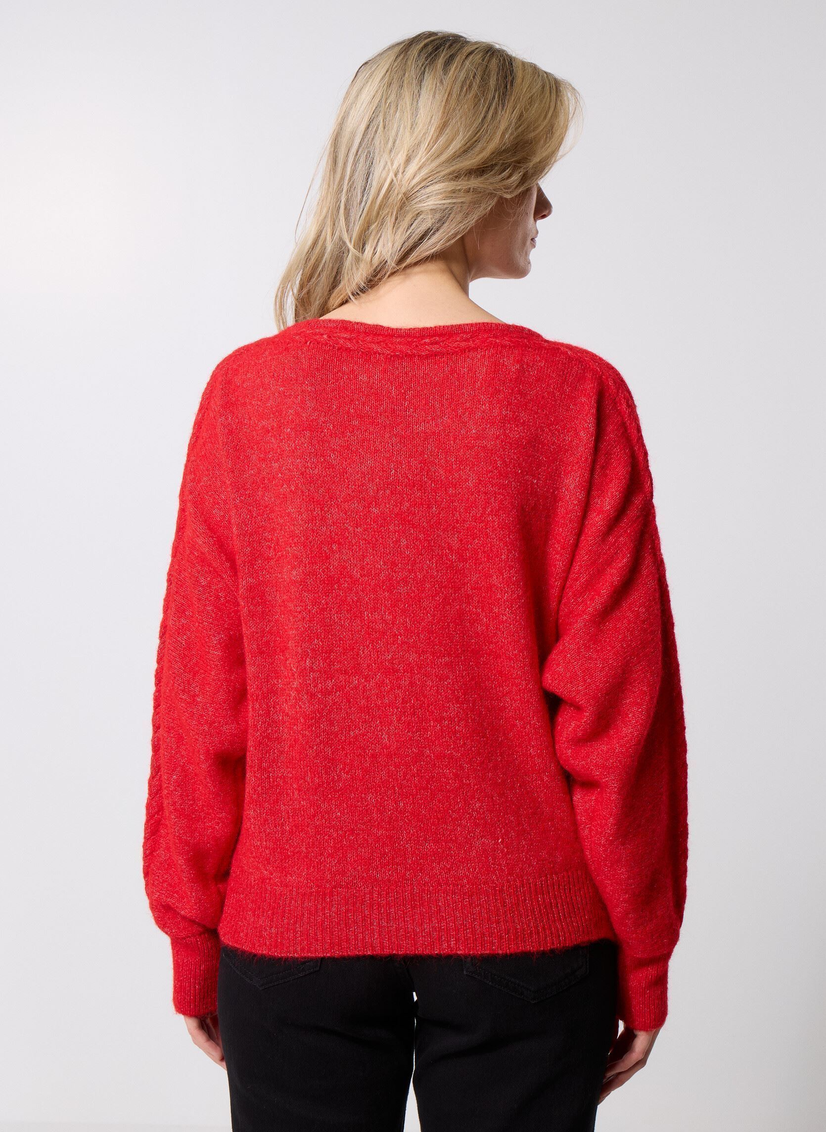 Pulls Pclaba Ls Oneck Knit Mpa Bc femme rouge Pieces Pulls Pclaba Ls Oneck Knit Mpa Bc femme rouge Goji Berry