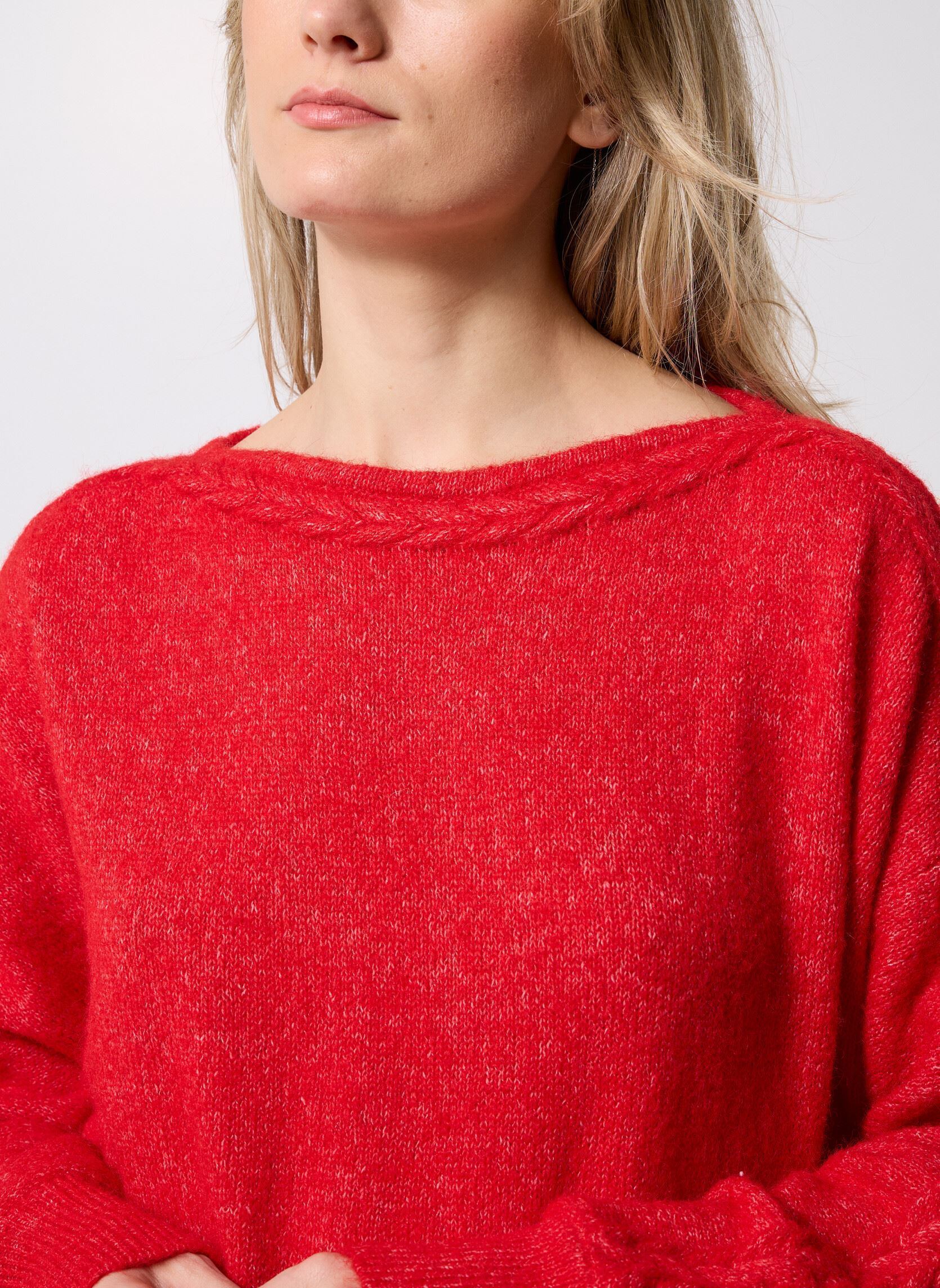 Pulls Pclaba Ls Oneck Knit Mpa Bc femme rouge Pieces Pulls Pclaba Ls Oneck Knit Mpa Bc femme rouge Goji Berry