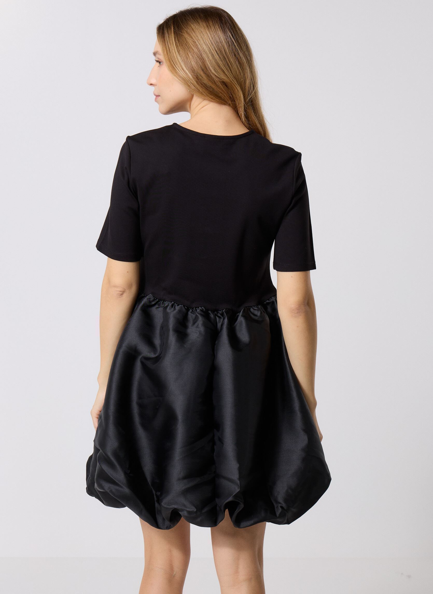 Jurken Pcmathilde Balloon 2/4 Dress Wvn dames zwart Pieces Jurken Pcmathilde Balloon 2/4 Dress Wvn dames zwart Black