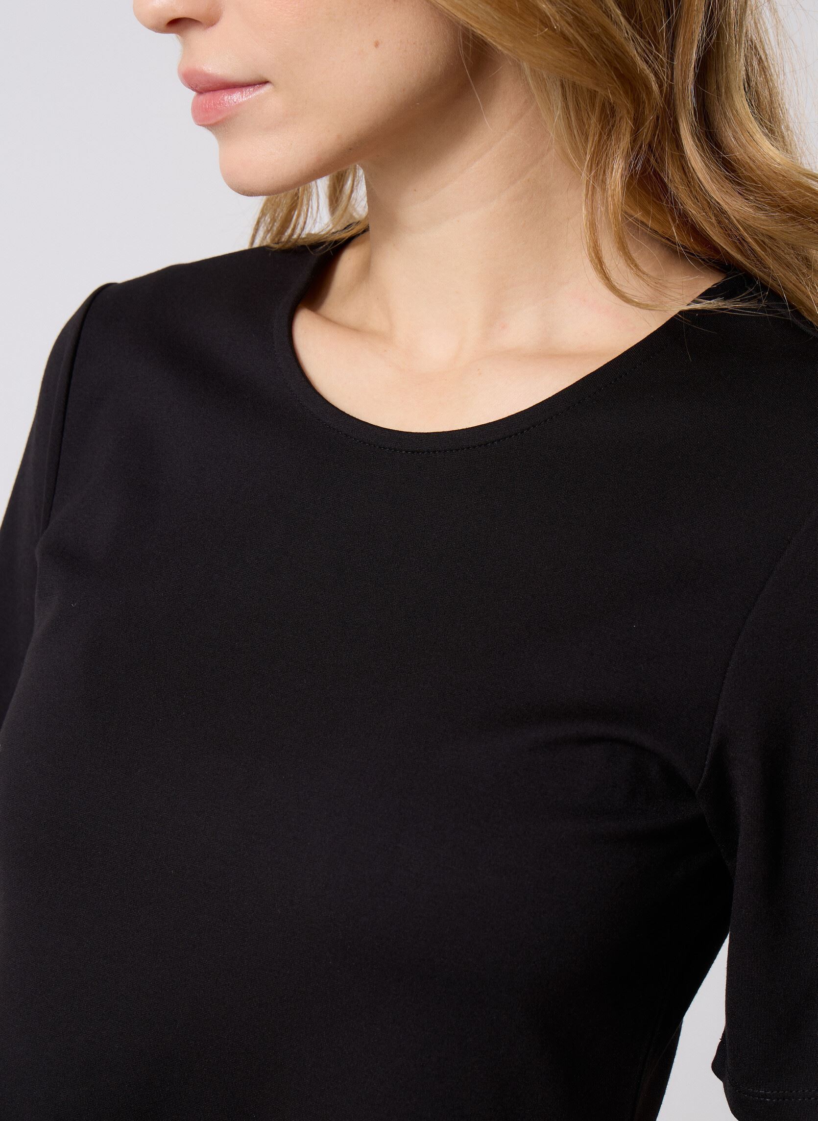 Jurken Pcmathilde Balloon 2/4 Dress Wvn dames zwart Pieces Jurken Pcmathilde Balloon 2/4 Dress Wvn dames zwart Black