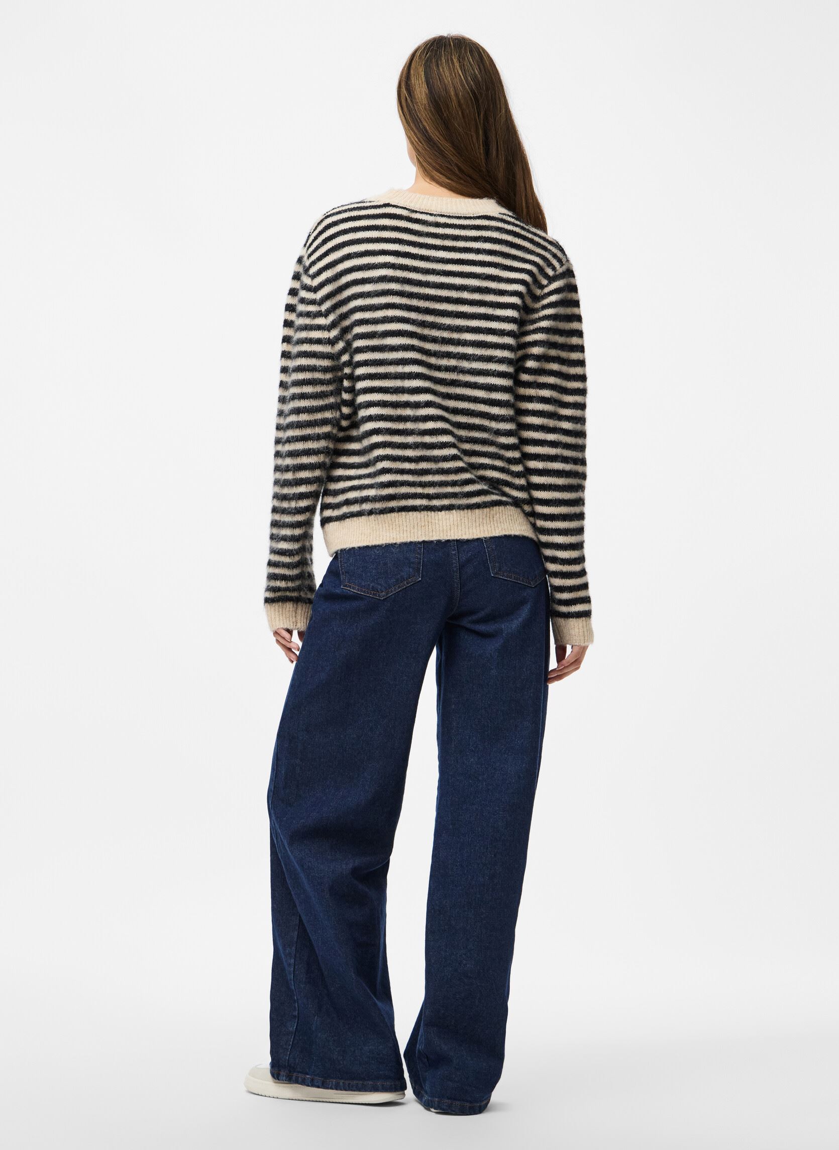 Maglioni Pcjada Ls O-Neck Knit Bc donna beige Pieces Maglioni Pcjada Ls O-Neck Knit Bc donna beige Birch