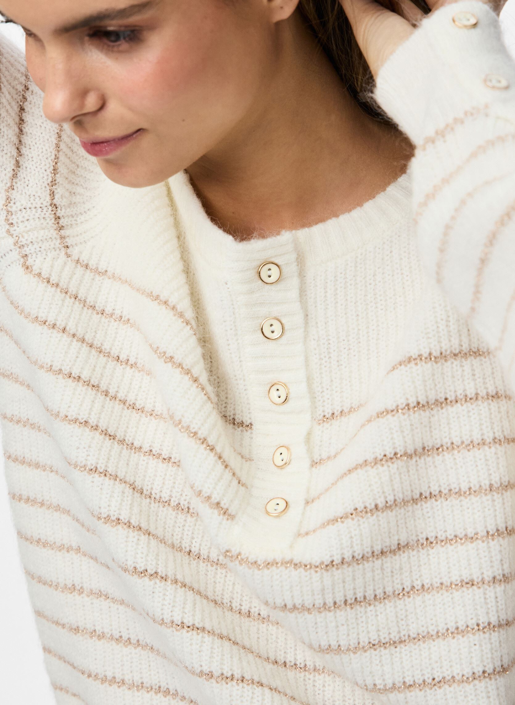 Pulls Pcjibe Ls O-Neck Knit Fc femme blanc Pieces Pulls Pcjibe Ls O-Neck Knit Fc femme blanc Cloud Dancer