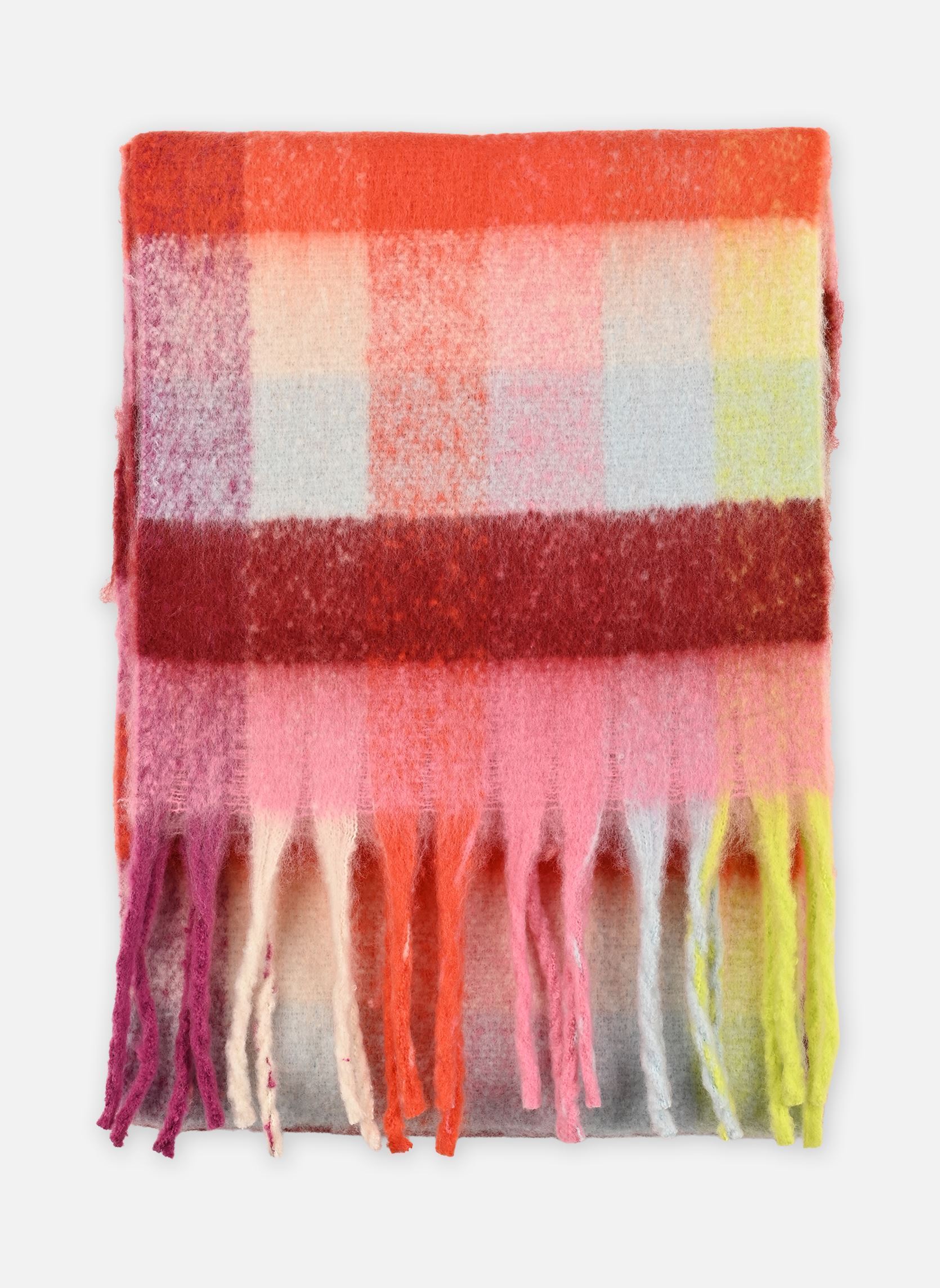 Echarpes Pcjikka Long Scarf Bc femme multicolore Pieces Echarpes Pcjikka Long Scarf Bc femme multicolore ORANGE.COM