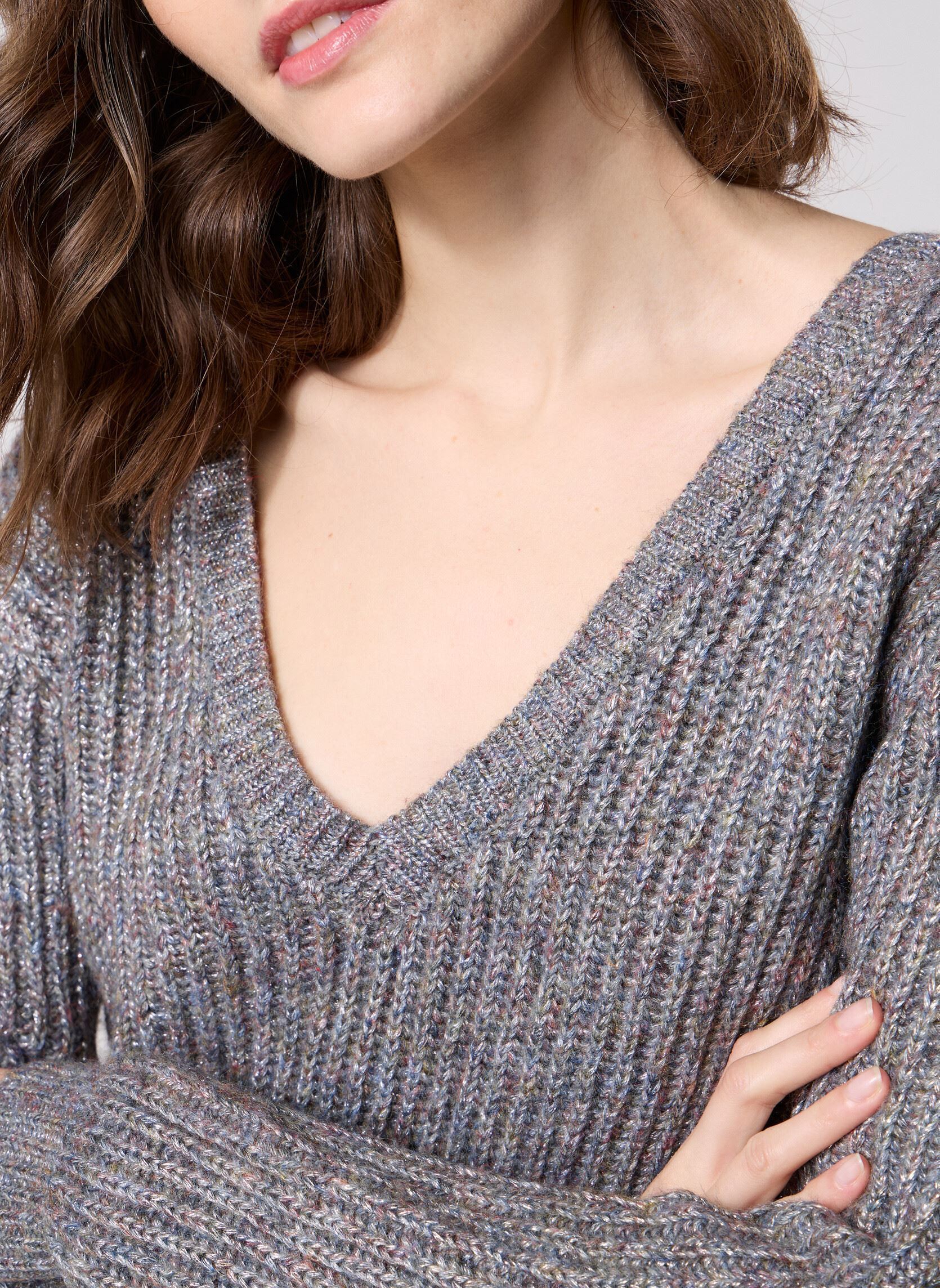 Pulls Pcjunot Ls O-Neck Deep V Back Knit Fc femme gris Pieces Pulls Pcjunot Ls O-Neck Deep V Back Knit Fc femme gris Castor Gray