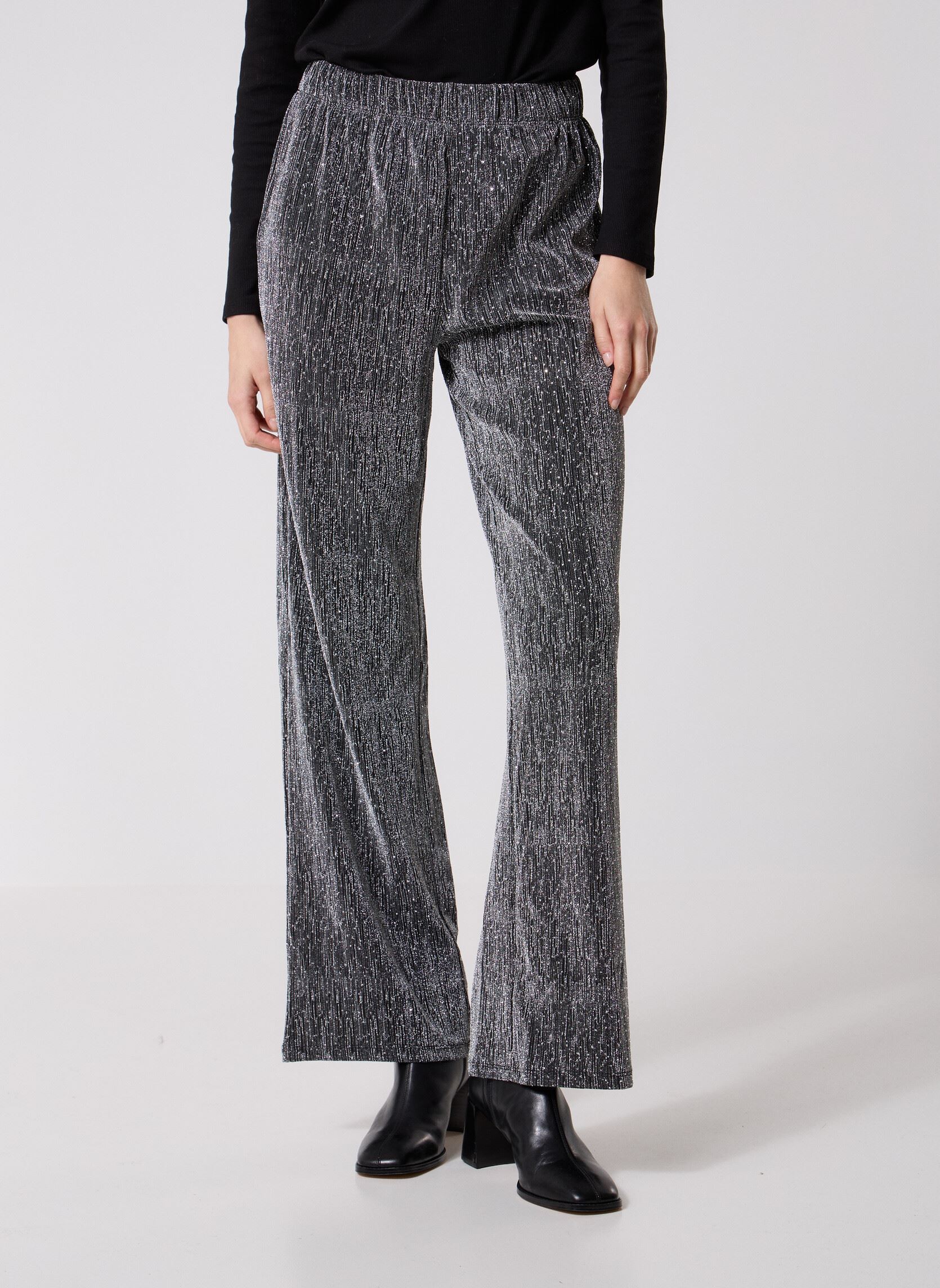 Wijde broeken Pcmaeve Hw Wide Pants Jrs dames zwart Pieces Wijde broeken Pcmaeve Hw Wide Pants Jrs dames zwart BLACK