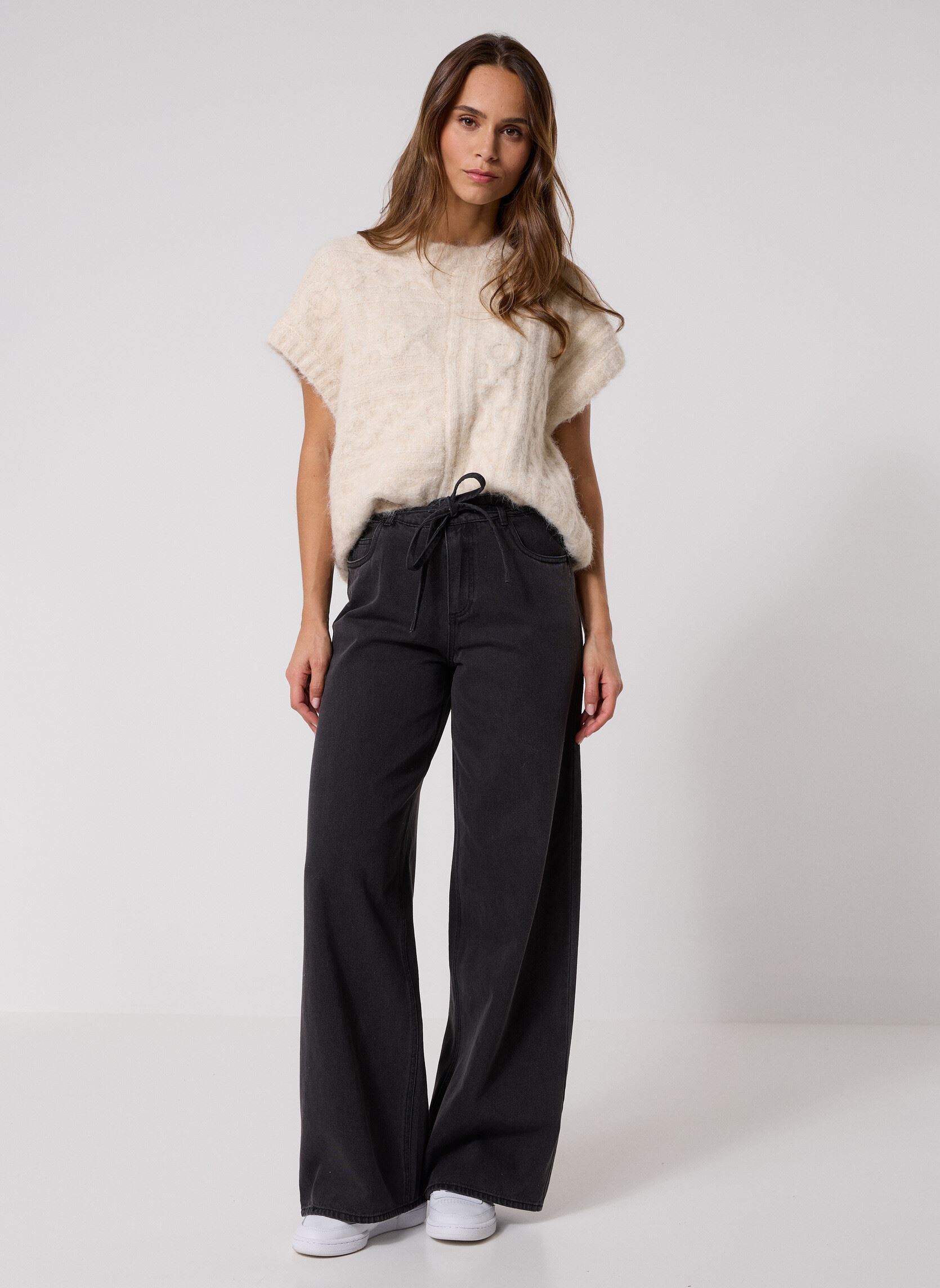 Pulls Pcmisa Sl O-Neck Knit Vest Bc femme blanc Pieces Pulls Pcmisa Sl O-Neck Knit Vest Bc femme blanc Birch