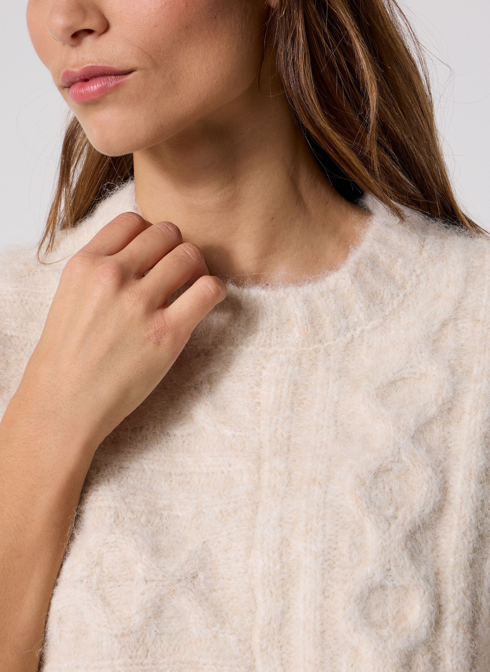 Pulls Pcmisa Sl O-Neck Knit Vest Bc femme blanc Pieces Pulls Pcmisa Sl O-Neck Knit Vest Bc femme blanc Birch