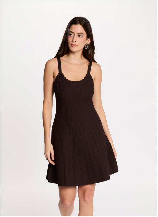 Morgan Robes 252-RMFANNY femme marron