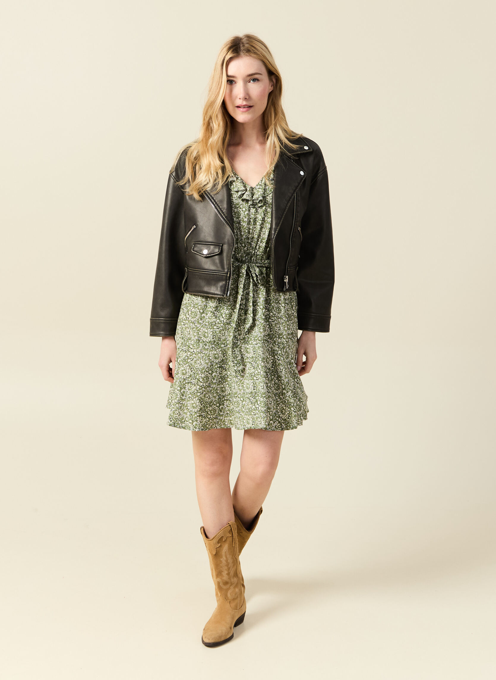 Robes Robes courtes - KAKIROCF femme vert Bonobo Robes Robes courtes - KAKIROCF femme vert Kaki