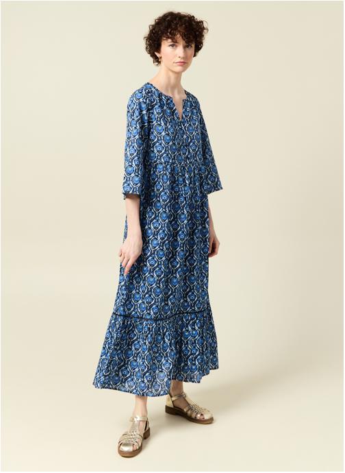 Bonobo Robes Robes longues - SLOWROLF femme bleu