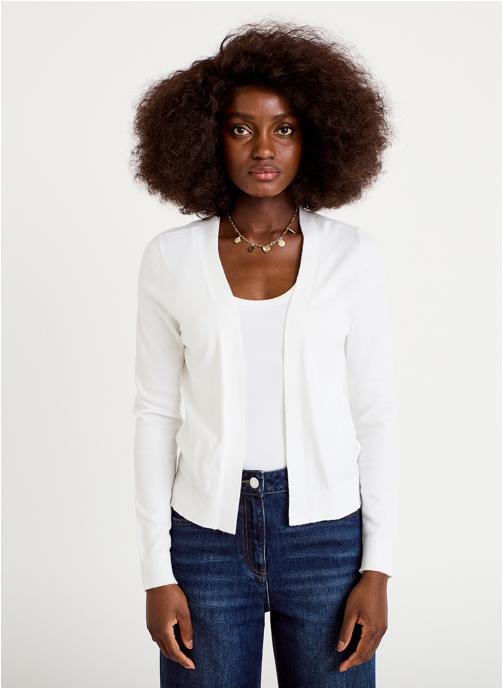 Cache Cache Gilets MOSSYGILCOU femme blanc