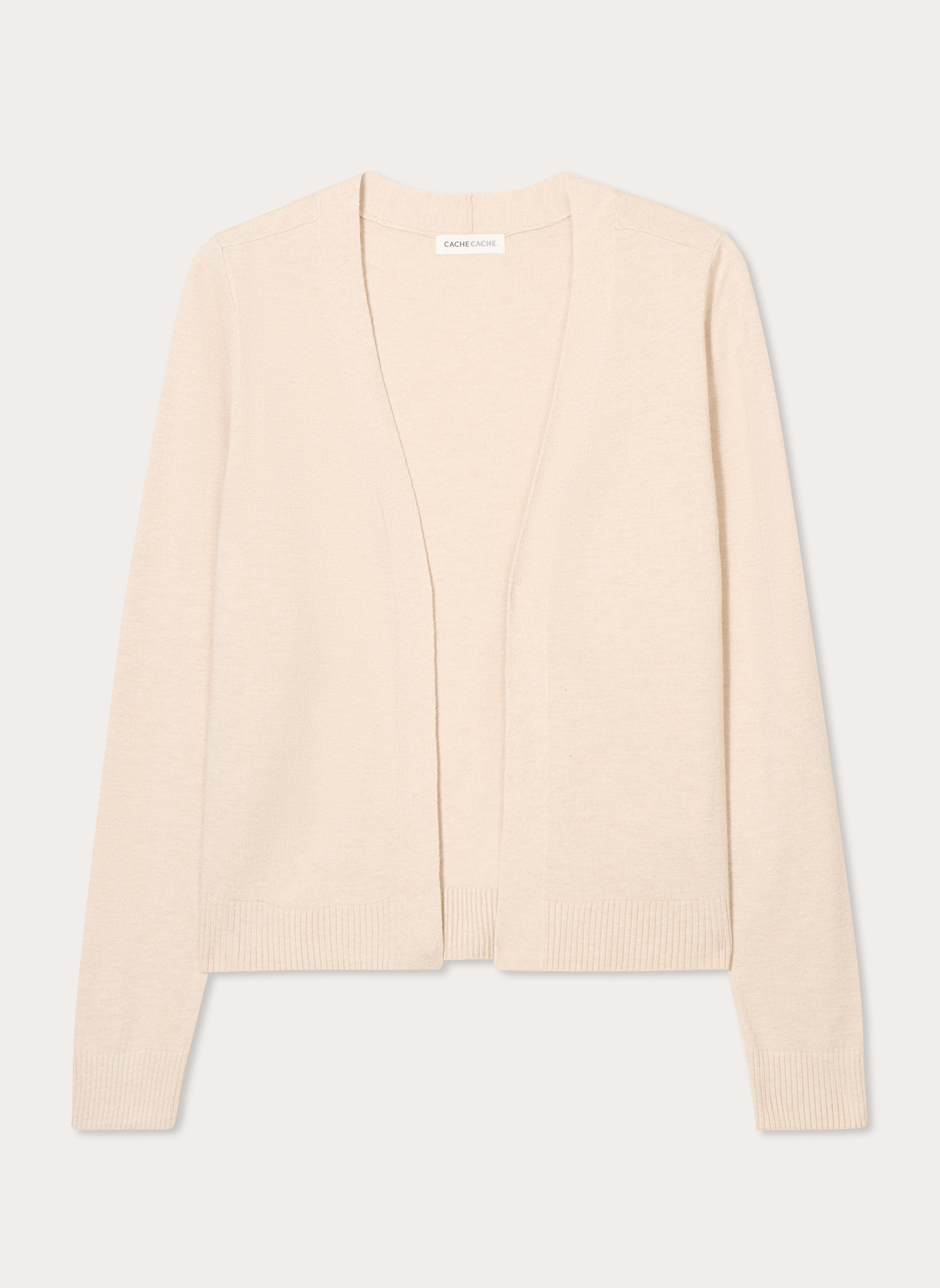 Gilet Beige Femme Manches Courtes - Taille 44/46 - Marque C&A Occasion Très Bon état