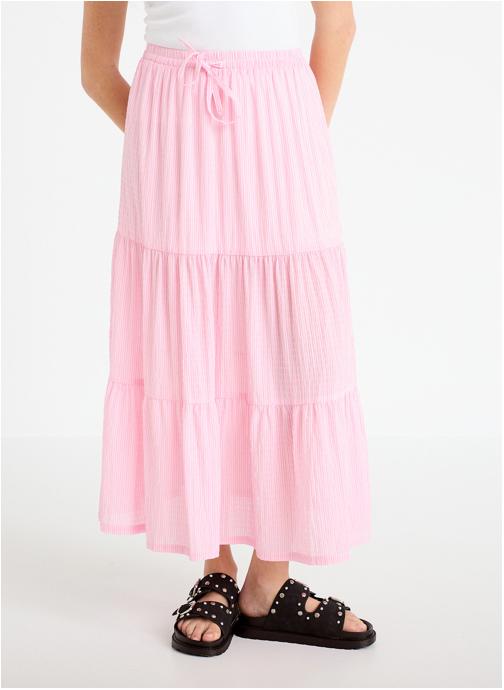 Cache Cache Jupes mi-longues JUPONGOFTAGE femme rose