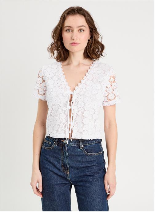 Cache Cache Tee-shirts TKDENTURBNEW femme blanc