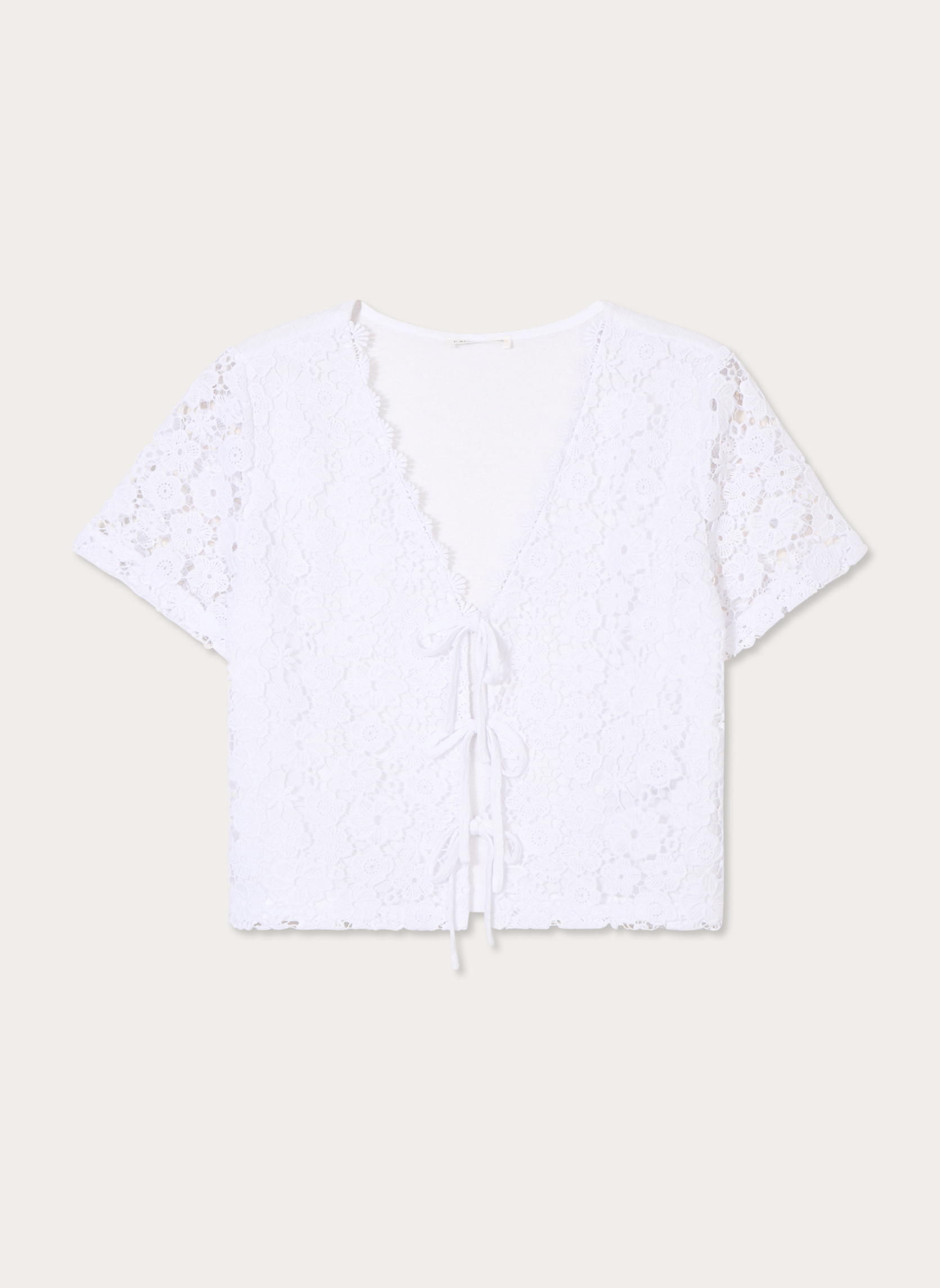 Tee-shirts TKDENTURBNEW femme blanc Cache Cache Tee-shirts TKDENTURBNEW femme blanc Blanc