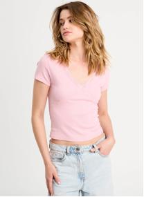 Tee-shirts KCROILACE femme rose Cache Cache Tee-shirts KCROILACE femme rose Rose pastel