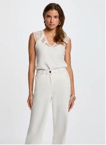 Débardeurs 252-DEMYL femme blanc Morgan Débardeurs 252-DEMYL femme blanc Blanc