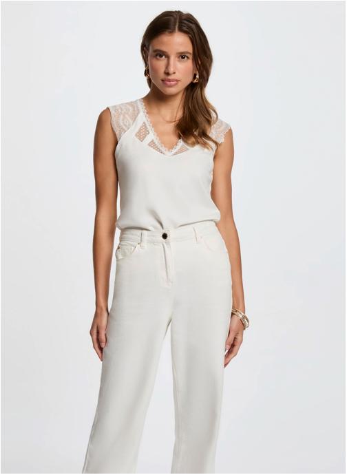 Morgan Débardeurs 252-DEMYL femme blanc