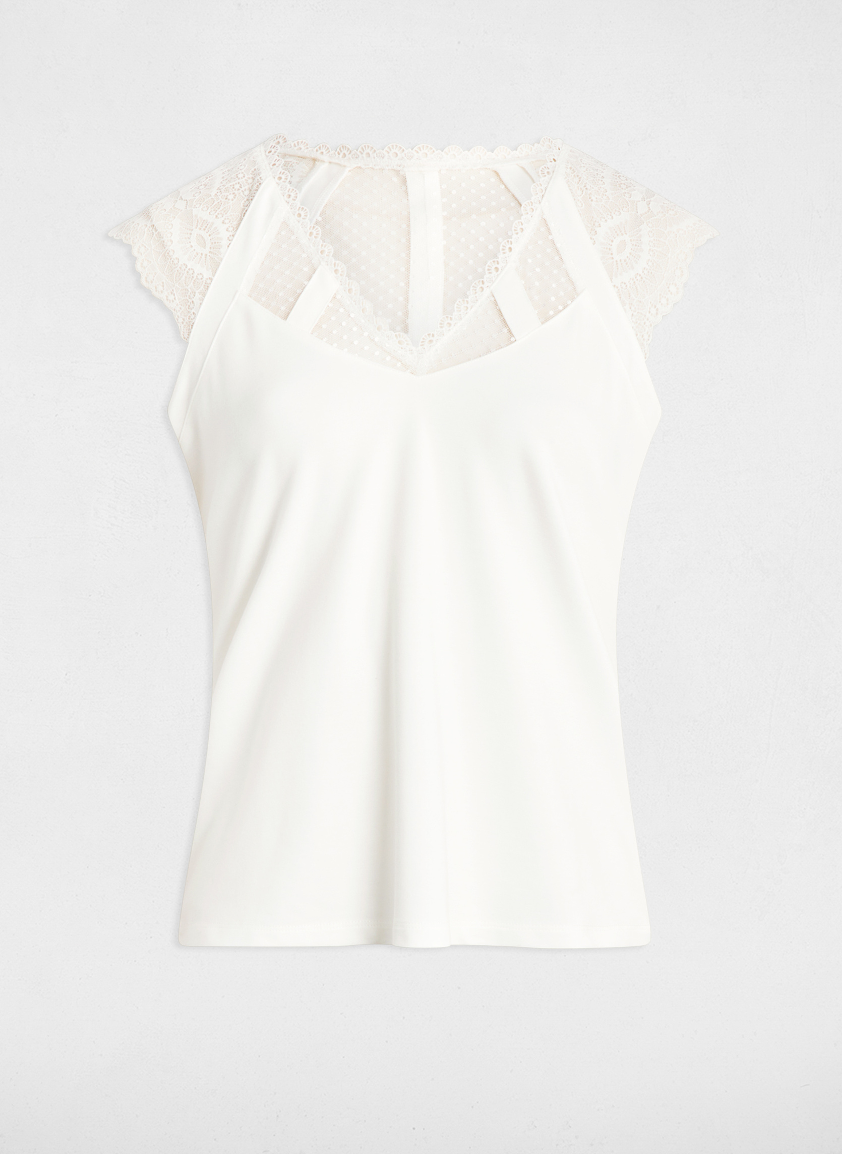 Débardeurs 252-DEMYL femme blanc Morgan Débardeurs 252-DEMYL femme blanc Blanc