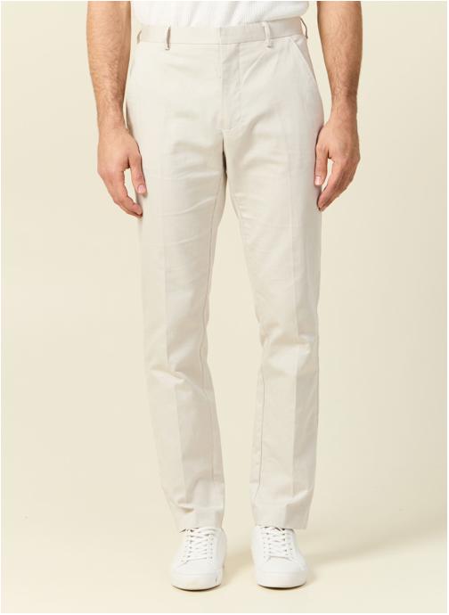 Bonobo Pantalons droits COORDOLINH homme blanc
