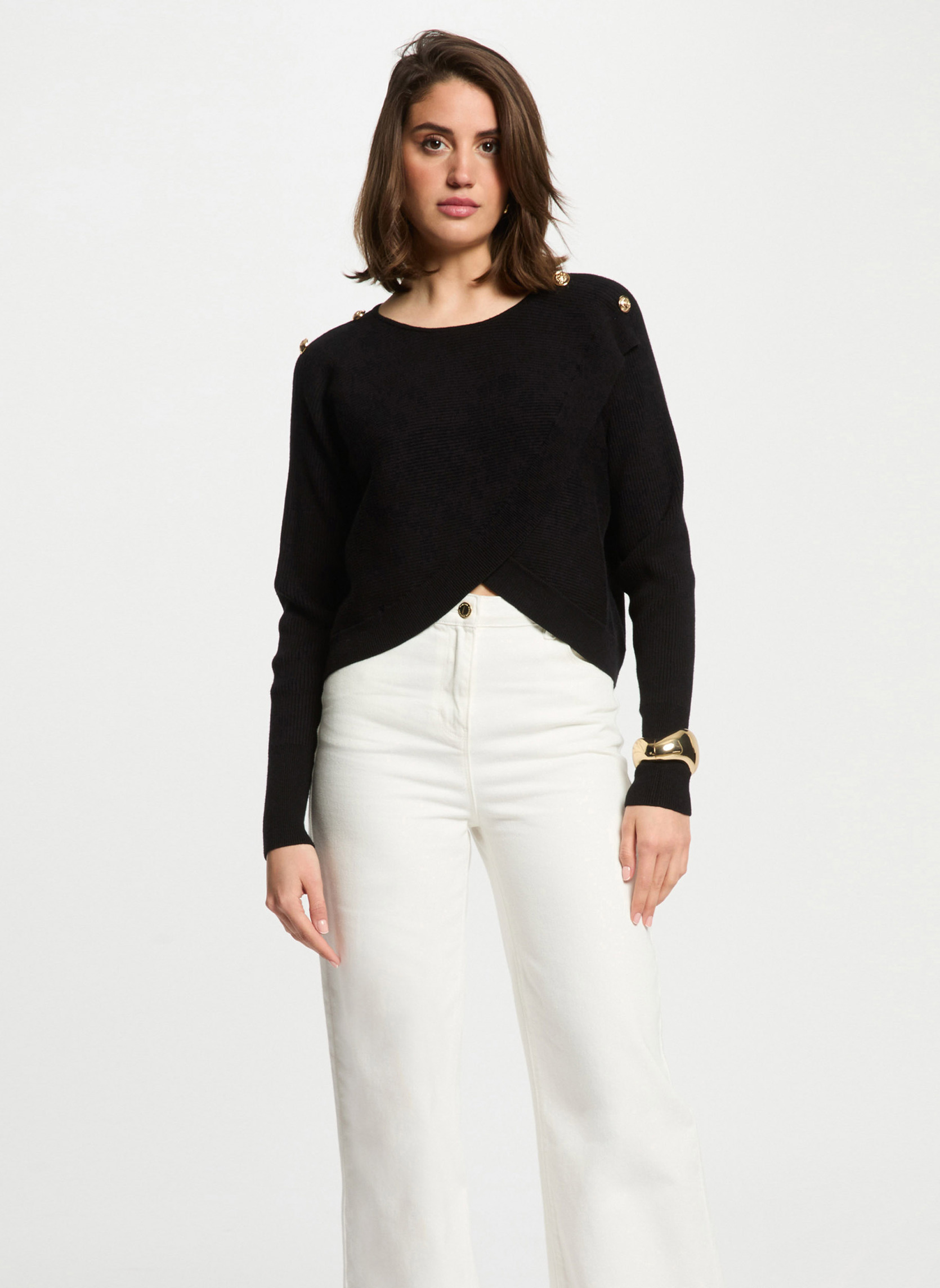 Pulls 252-MISSY femme noir Morgan Pulls 252-MISSY femme noir Noir