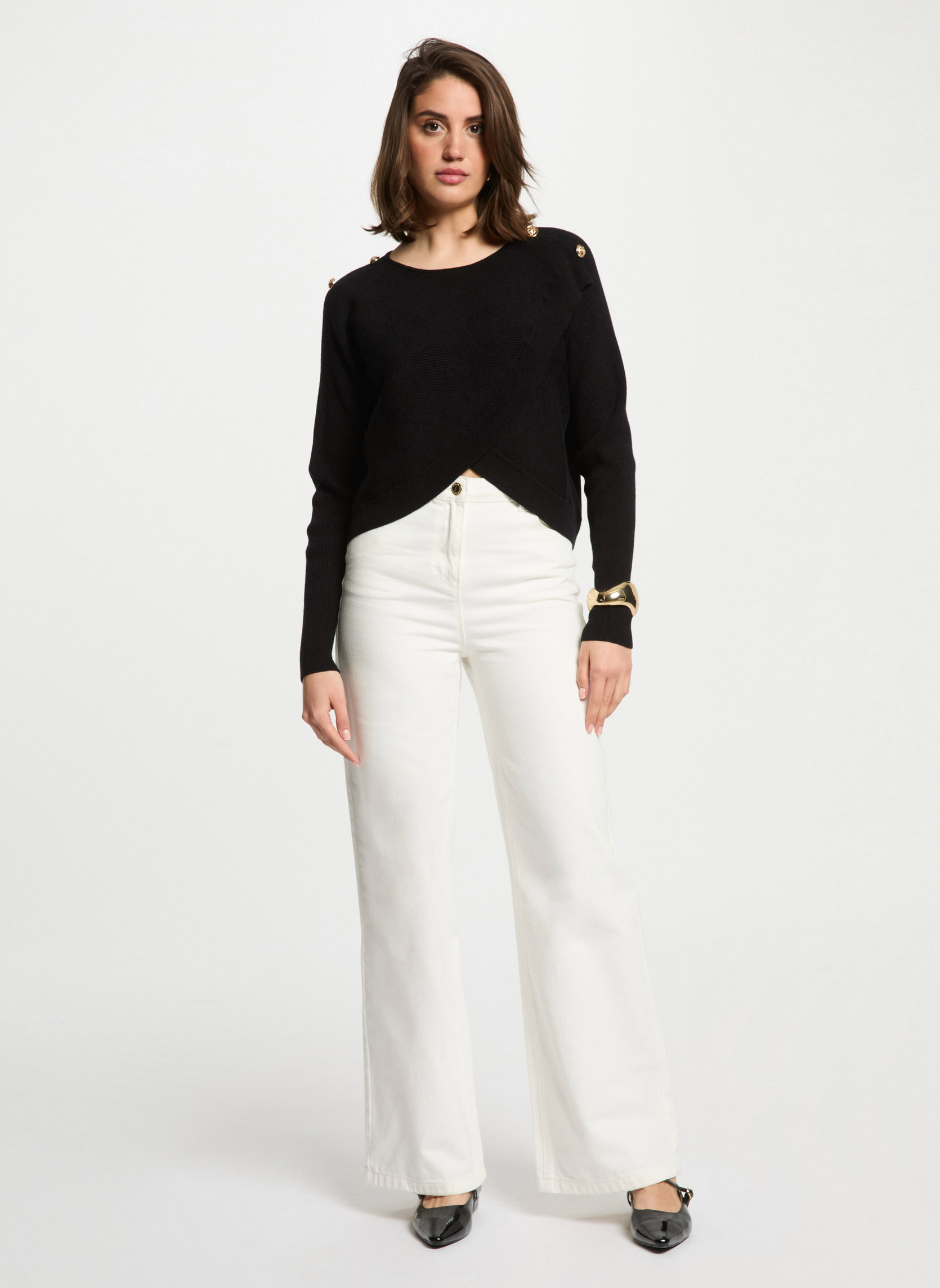 Pulls 252-MISSY femme noir Morgan Pulls 252-MISSY femme noir Noir