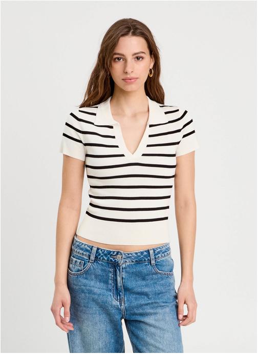 Cache Cache Pulls MINIPOLO2 femme blanc