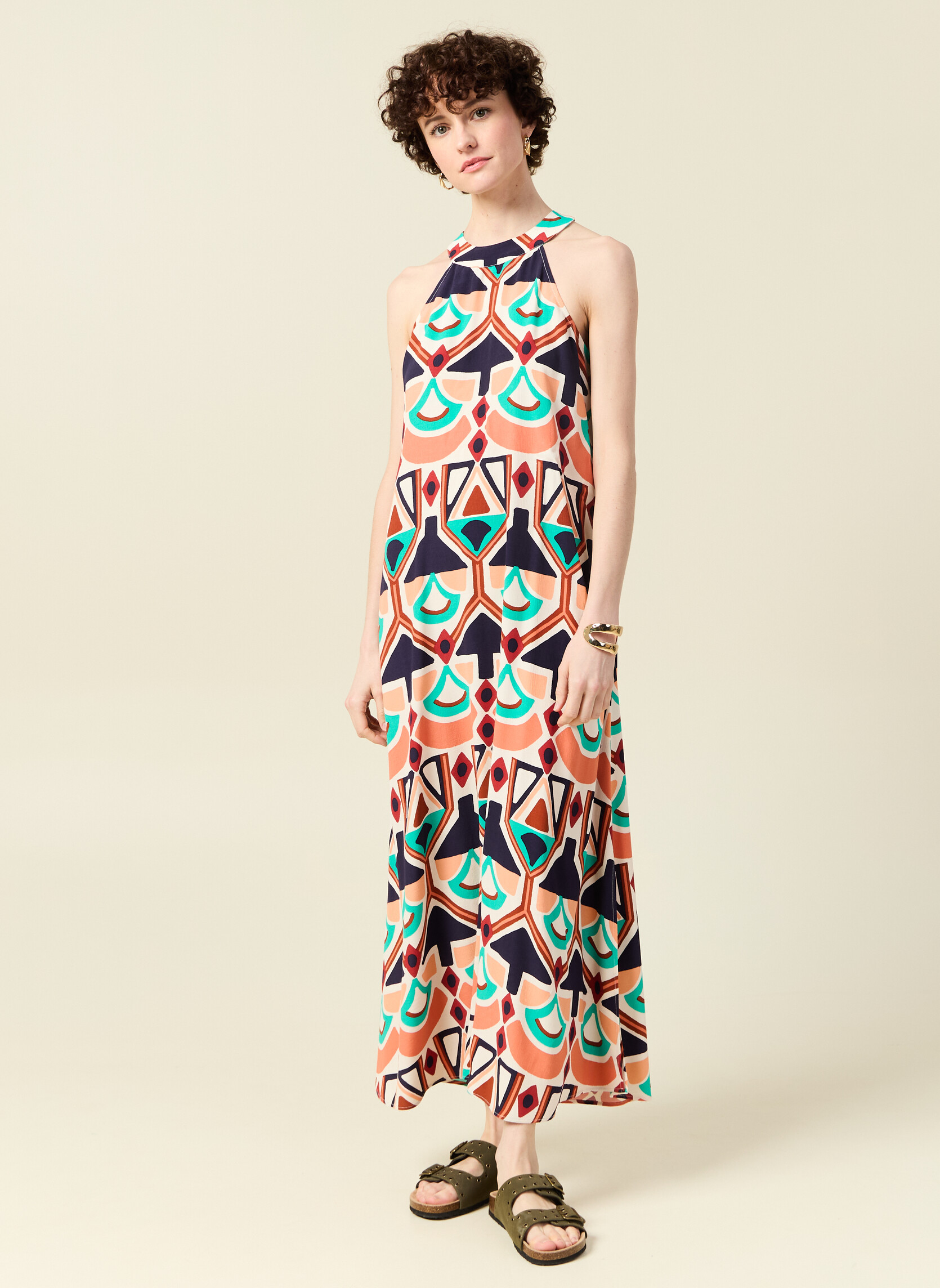 Robes Robes longues - SOLAPRIROLF femme orange Bonobo Robes Robes longues - SOLAPRIROLF femme orange Orange