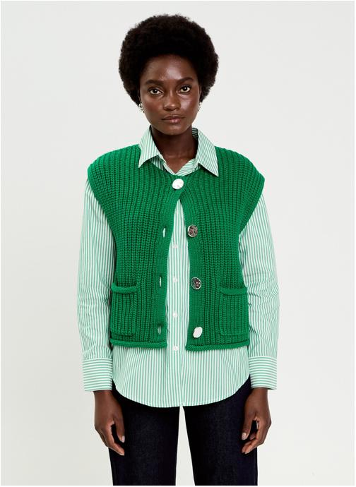 Cache Cache Gilets EVASIONDEBCO femme vert