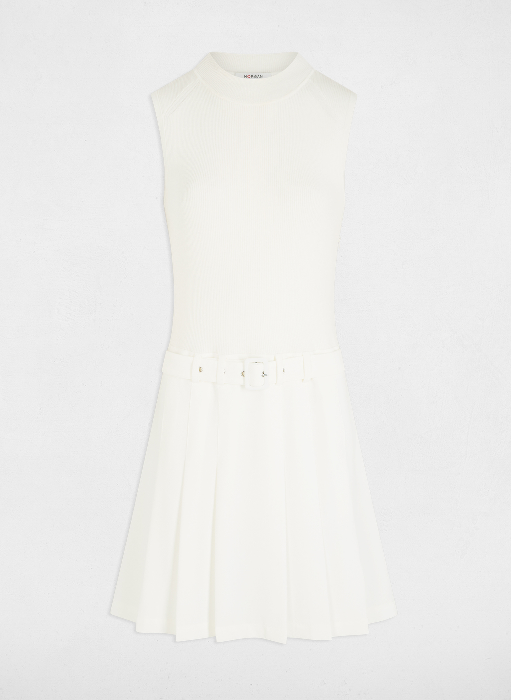 Morgan Robes Robes droites - 252-RAMENA femme blanc | Sarenza France
