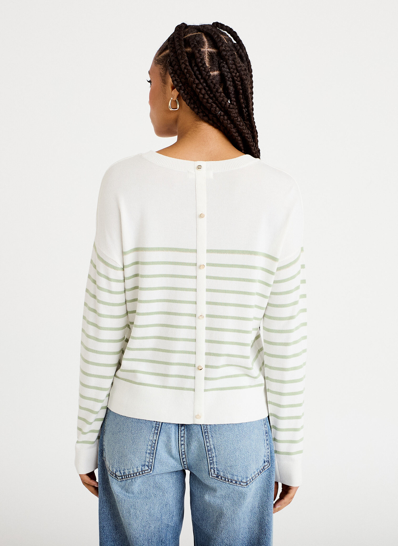 Pulls EPAUBOUTREV2 femme vert Cache Cache Pulls EPAUBOUTREV2 femme vert Vert pastel