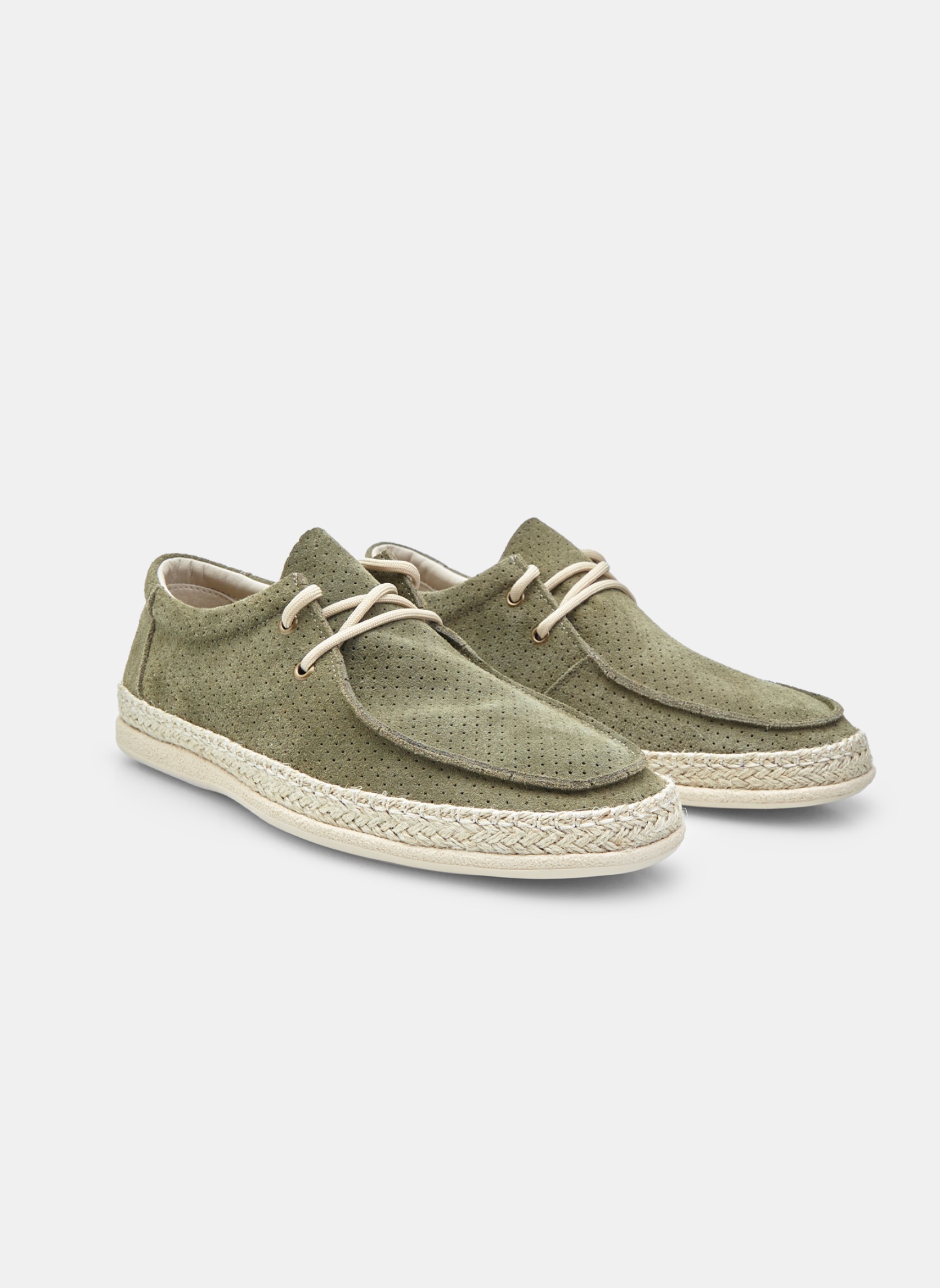 Bata Baskets Espadrilles en daim pour Homme BATA homme vert