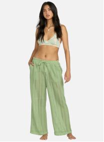 Pantalons droit Pantalon léger TROPIC BEACH femme vert Billabong Pantalons droit Pantalon léger TROPIC BEACH femme vert Vert
