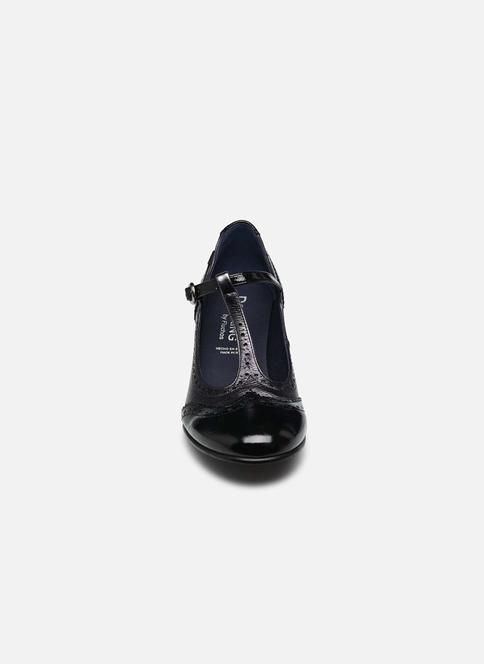 Slingback pumps DACY D9618 dames zwart Dorking Slingback pumps DACY D9618 dames zwart NAPLAK+LAMINADO NEGRO +ANTRACI