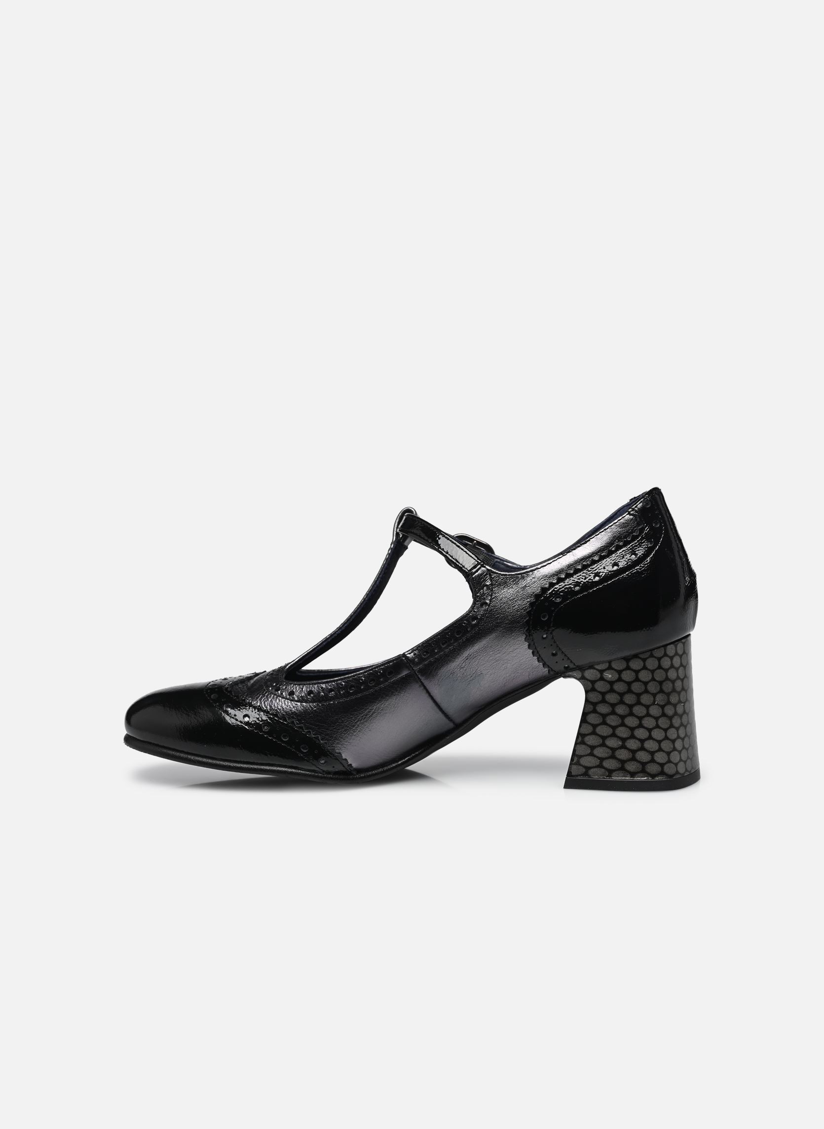 Slingback pumps DACY D9618 dames zwart Dorking Slingback pumps DACY D9618 dames zwart NAPLAK+LAMINADO NEGRO +ANTRACI