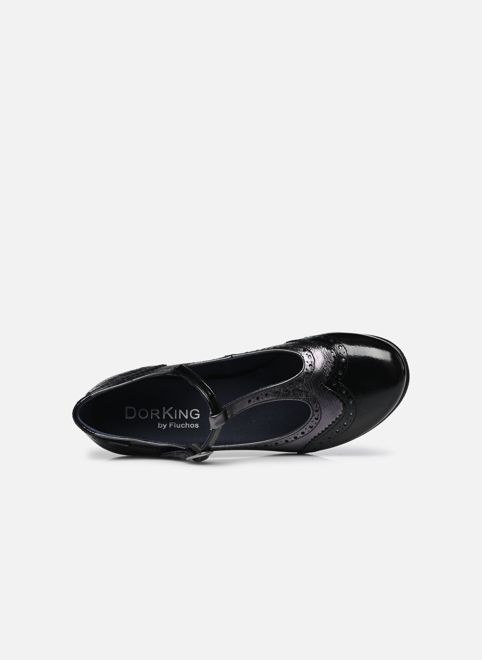 Slingback pumps DACY D9618 dames zwart Dorking Slingback pumps DACY D9618 dames zwart NAPLAK+LAMINADO NEGRO +ANTRACI