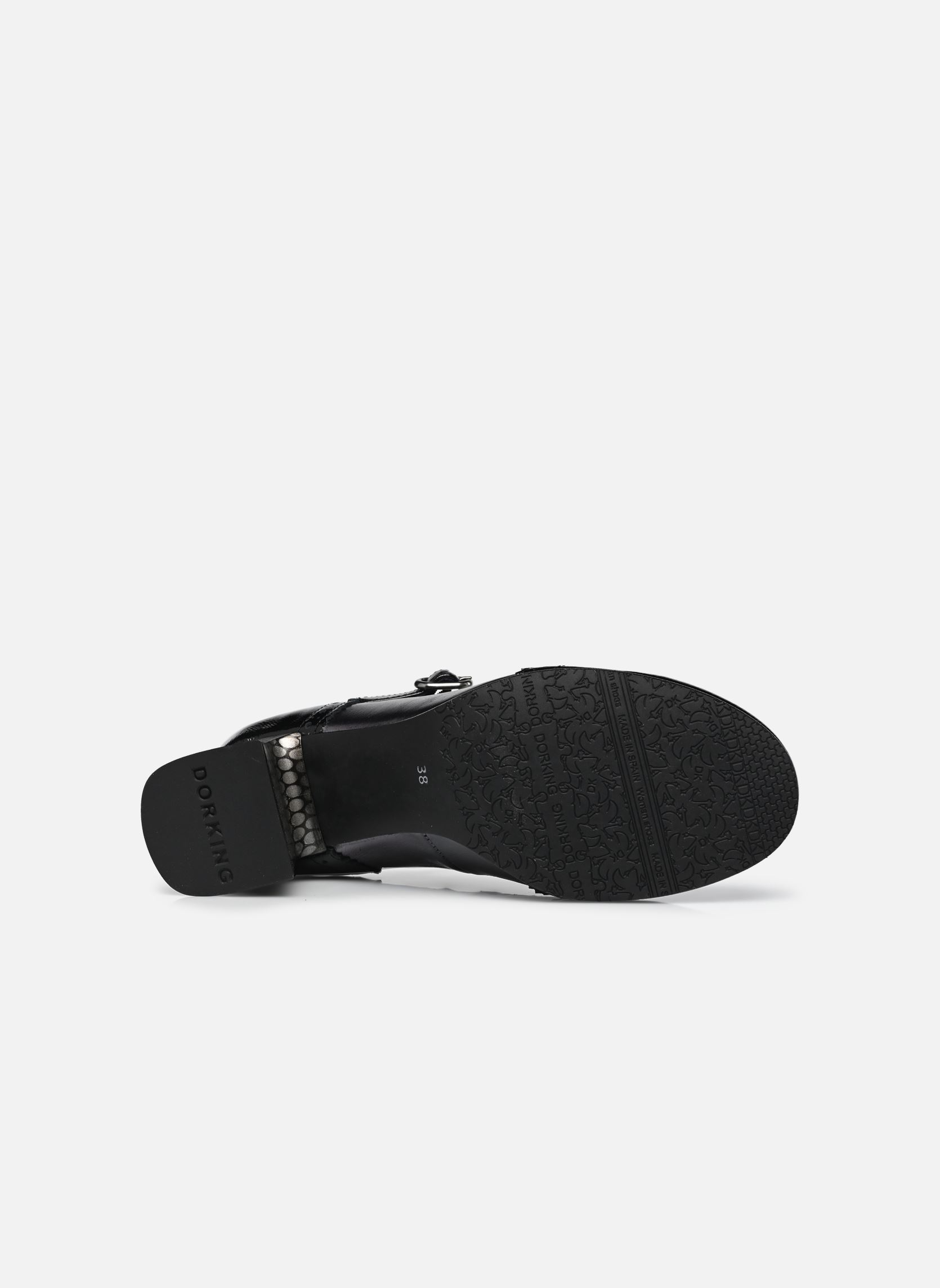 Slingback pumps DACY D9618 dames zwart Dorking Slingback pumps DACY D9618 dames zwart NAPLAK+LAMINADO NEGRO +ANTRACI