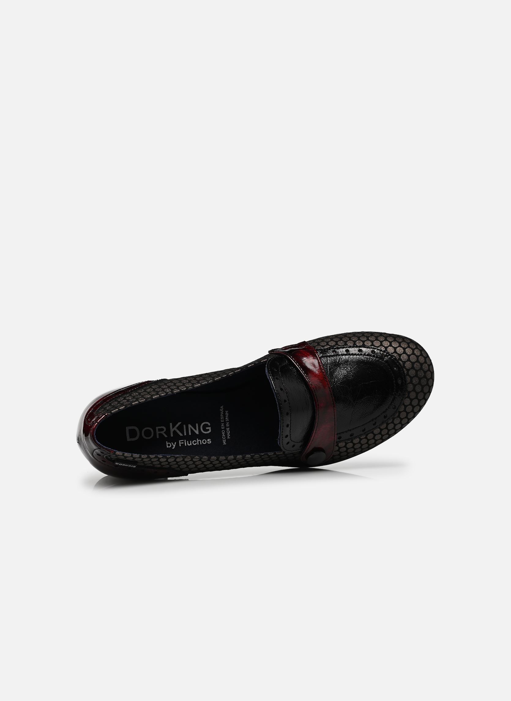 Mocassins DACY D9614 dames meerkleurig Dorking Mocassins DACY D9614 dames meerkleurig HONEY+ALIAS+GLOW PLOMO + NEGRO