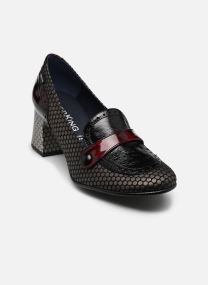 Mocassins DACY D9614 dames meerkleurig Dorking Mocassins DACY D9614 dames meerkleurig HONEY+ALIAS+GLOW PLOMO + NEGRO
