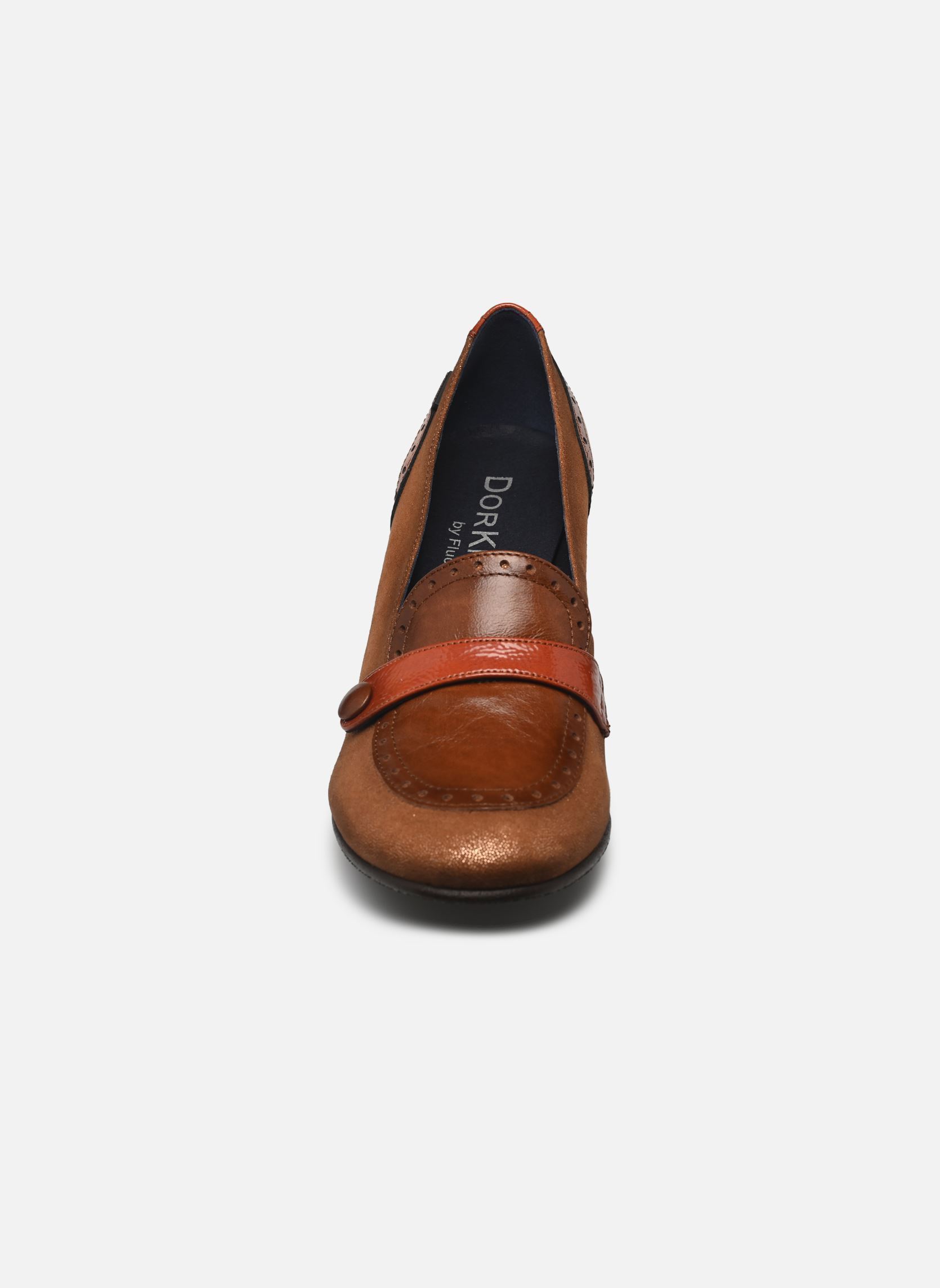 Loafer DACY D9614 damen braun Dorking Loafer DACY D9614 damen braun PLATINI+ALIAS+NAPL CUERO +LIBA