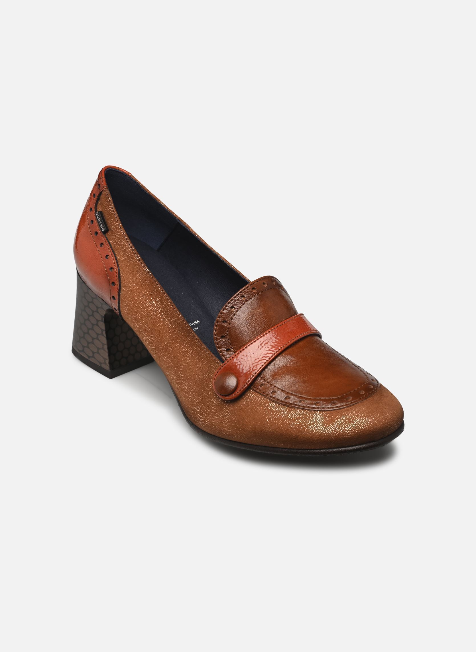 Loafer DACY D9614 damen braun Dorking Loafer DACY D9614 damen braun PLATINI+ALIAS+NAPL CUERO +LIBA
