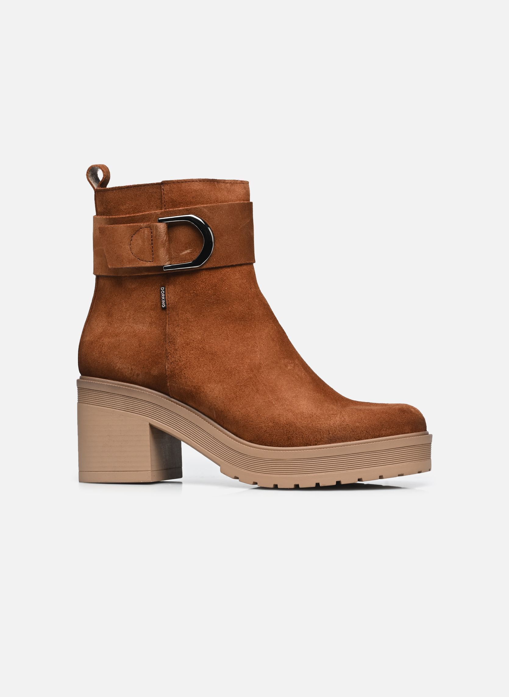 Enkellaarzen en boots SARAH D9573 dames bruin Dorking Enkellaarzen en boots SARAH D9573 dames bruin CALF CUERO