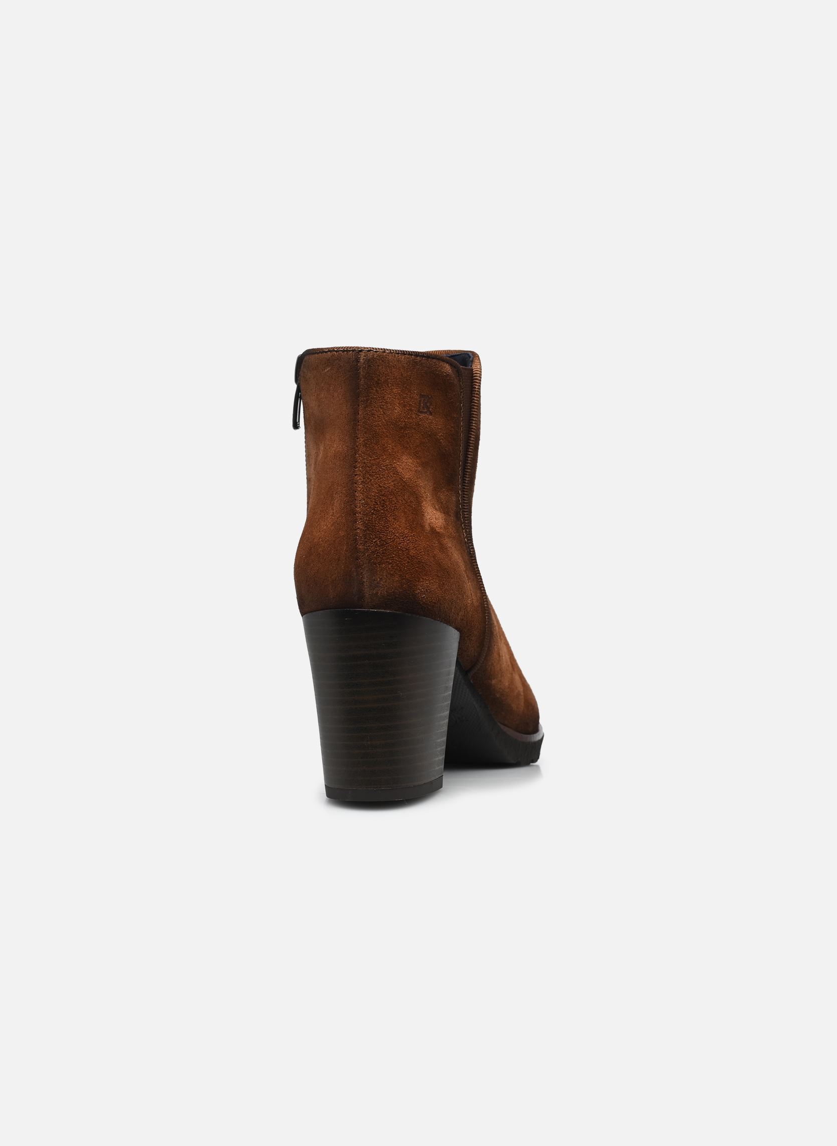 Bottines et boots THAIS D7224 femme marron Dorking Bottines et boots THAIS D7224 femme marron CALF CUERO