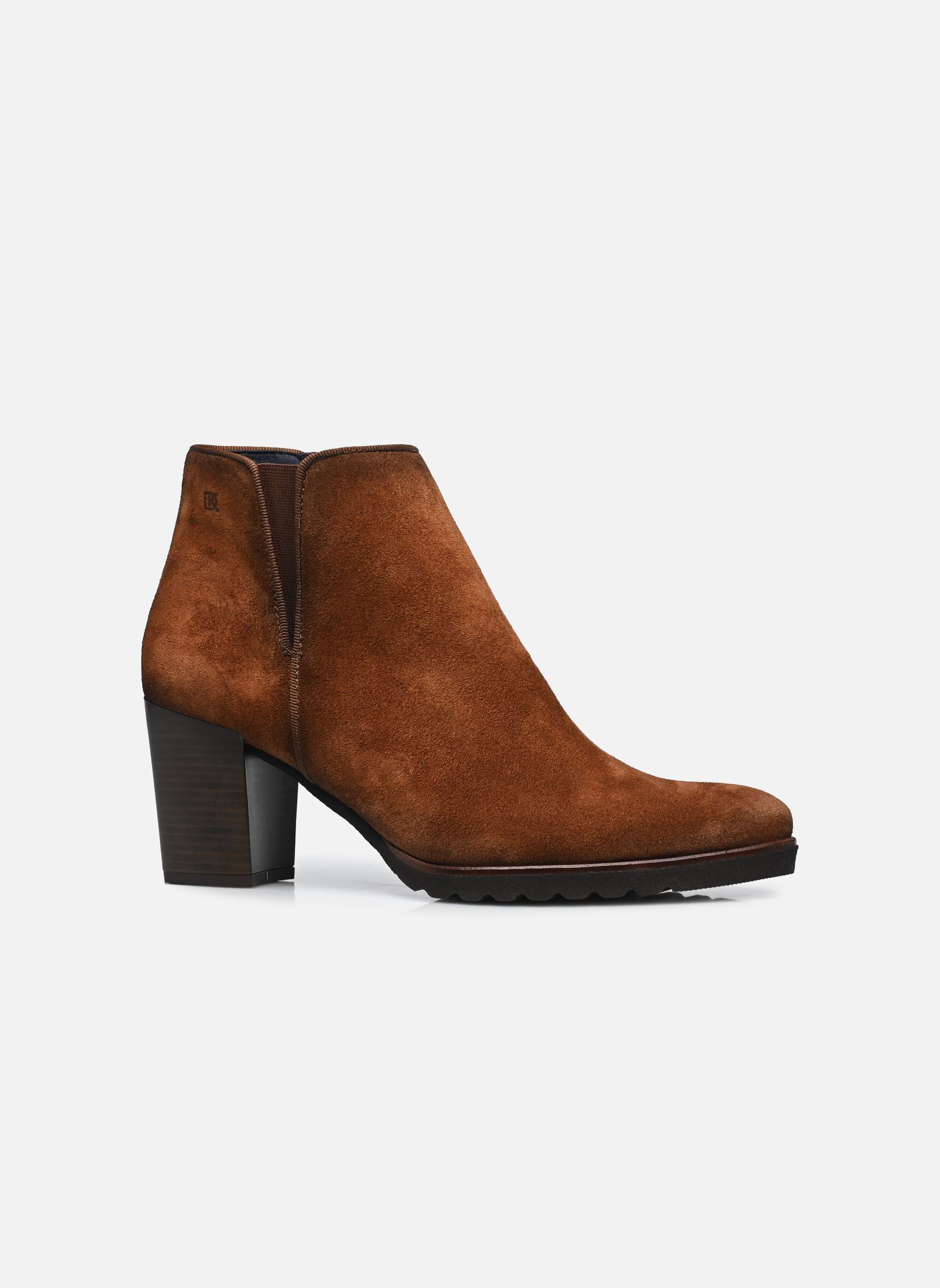 Bottines et boots THAIS D7224 femme marron Dorking Bottines et boots THAIS D7224 femme marron CALF CUERO