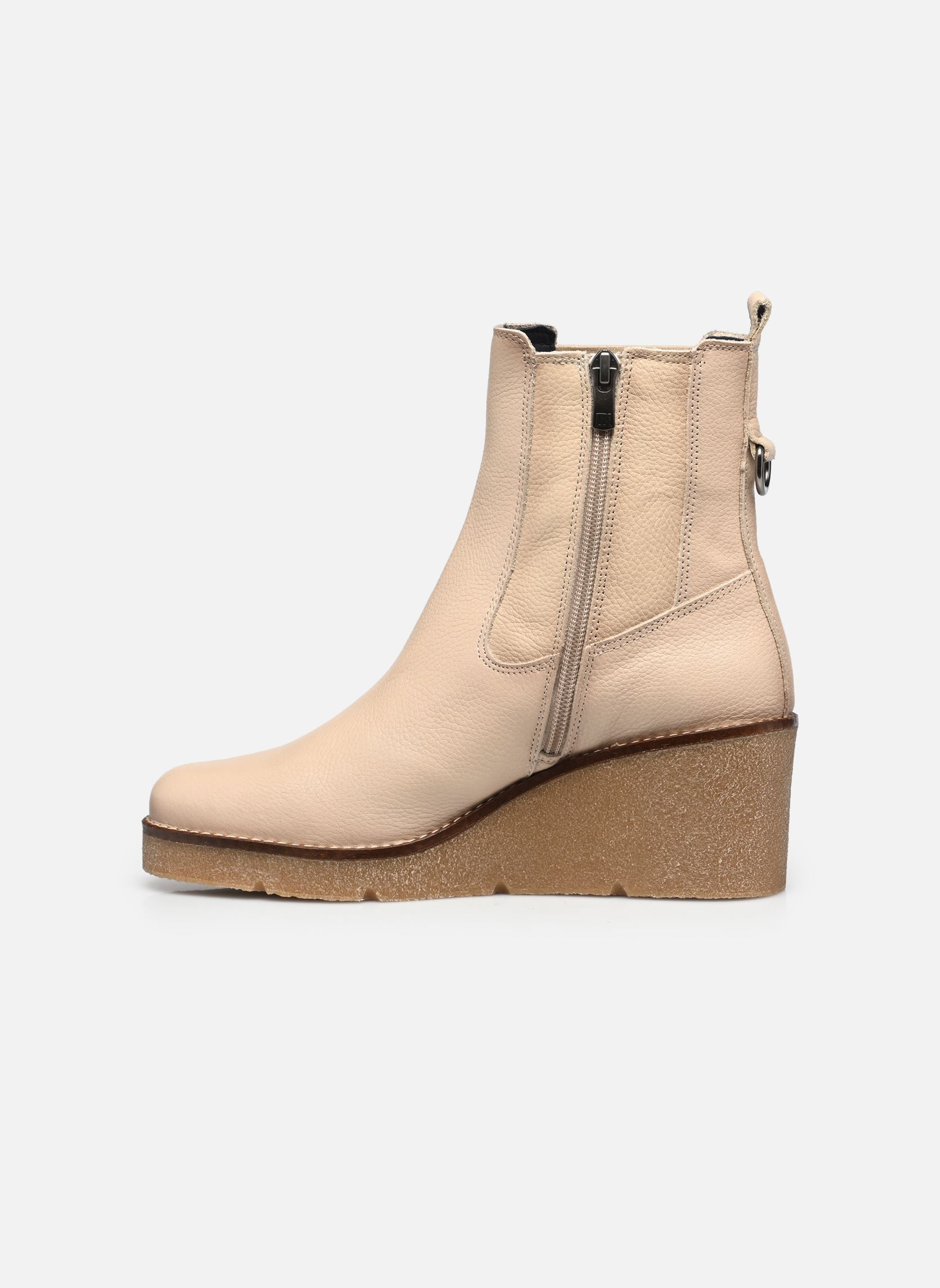 Enkellaarzen en boots LALIE D9191 dames beige Dorking Enkellaarzen en boots LALIE D9191 dames beige INDIOS BEIGE