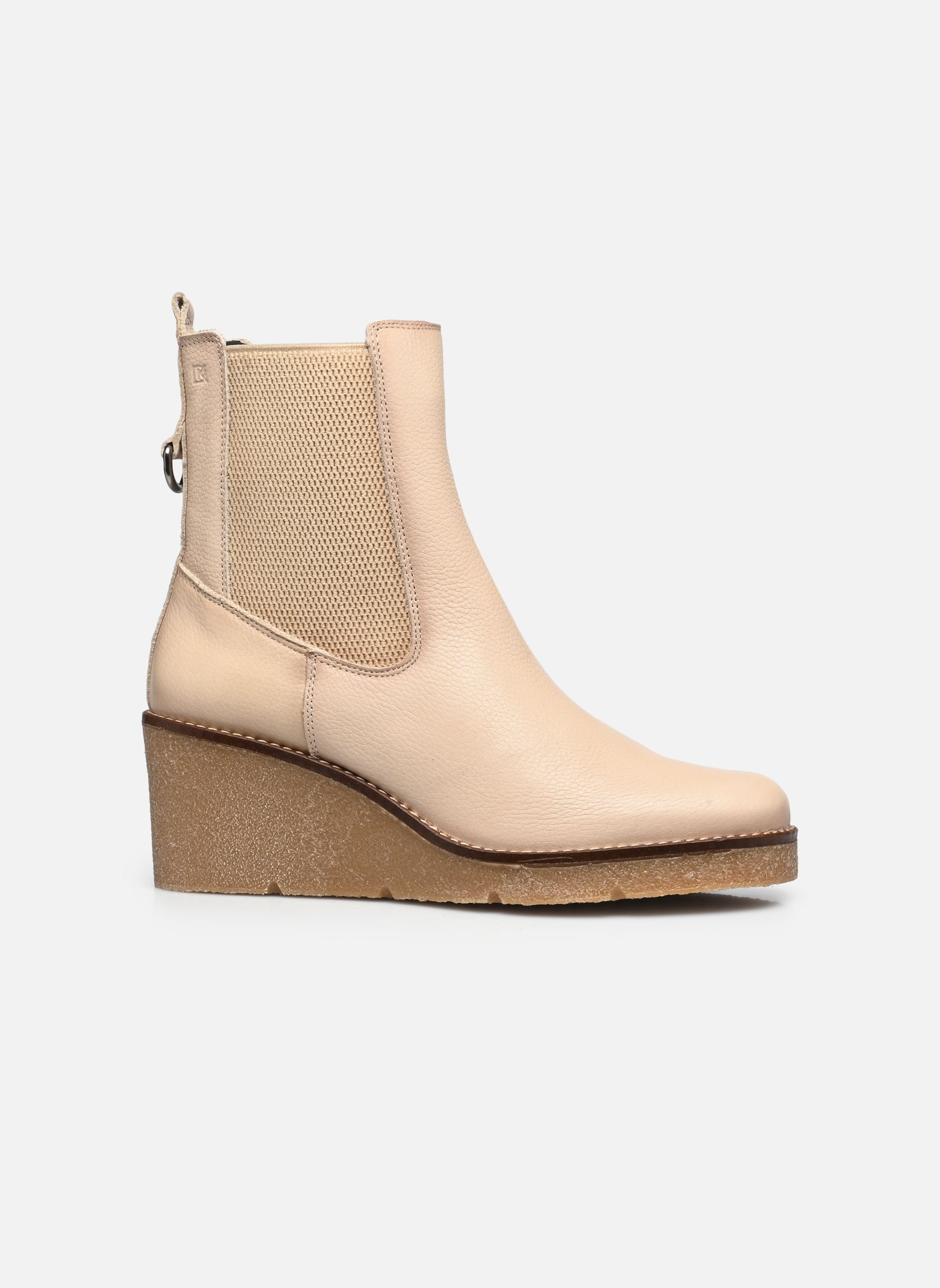 Enkellaarzen en boots LALIE D9191 dames beige Dorking Enkellaarzen en boots LALIE D9191 dames beige INDIOS BEIGE