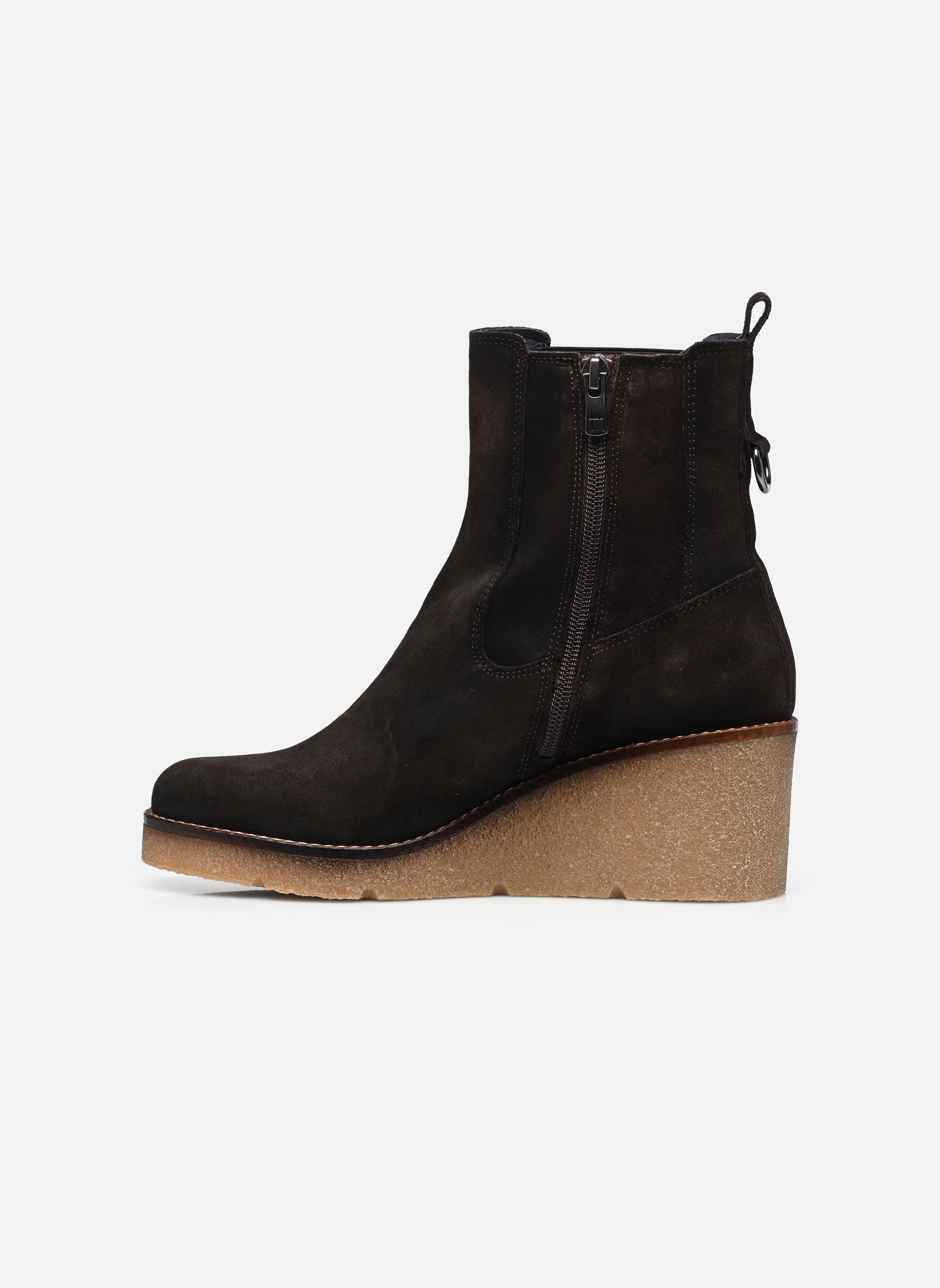 Enkellaarzen en boots LALIE D9191 dames bruin Dorking Enkellaarzen en boots LALIE D9191 dames bruin CALF EBANO