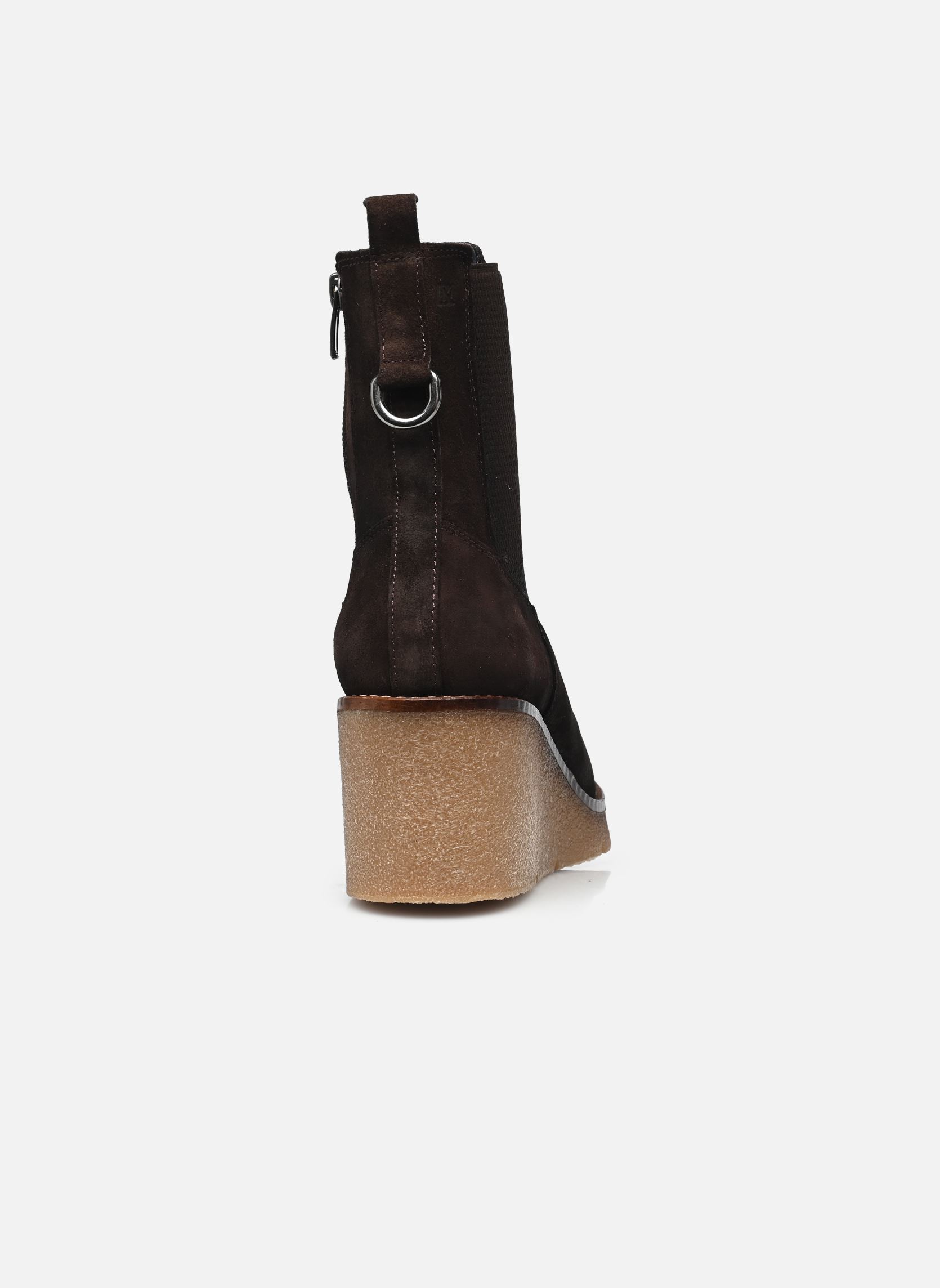 Enkellaarzen en boots LALIE D9191 dames bruin Dorking Enkellaarzen en boots LALIE D9191 dames bruin CALF EBANO