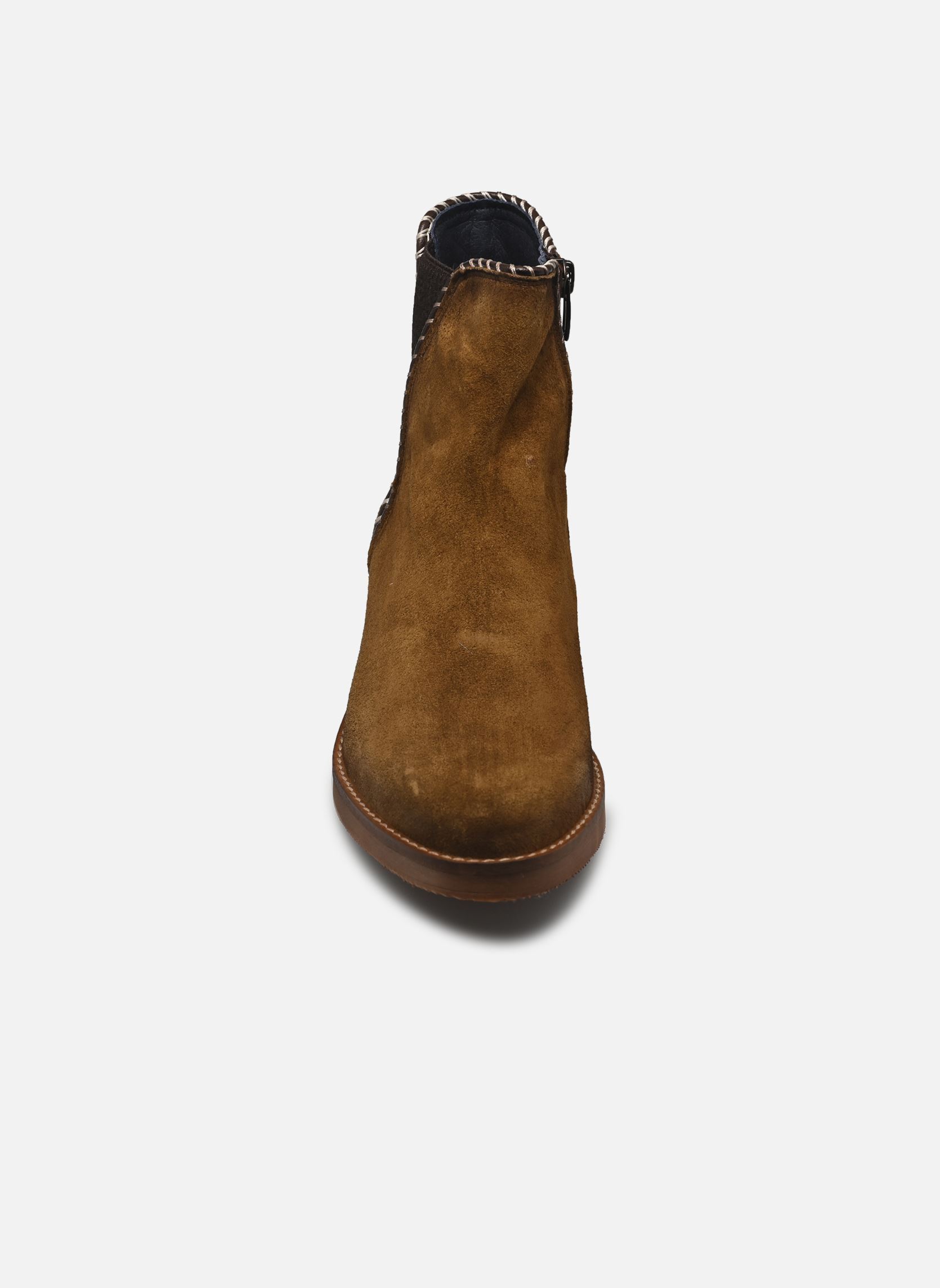 Enkellaarzen en boots LAYLA D9545 dames groen Dorking Enkellaarzen en boots LAYLA D9545 dames groen CALF MOSS