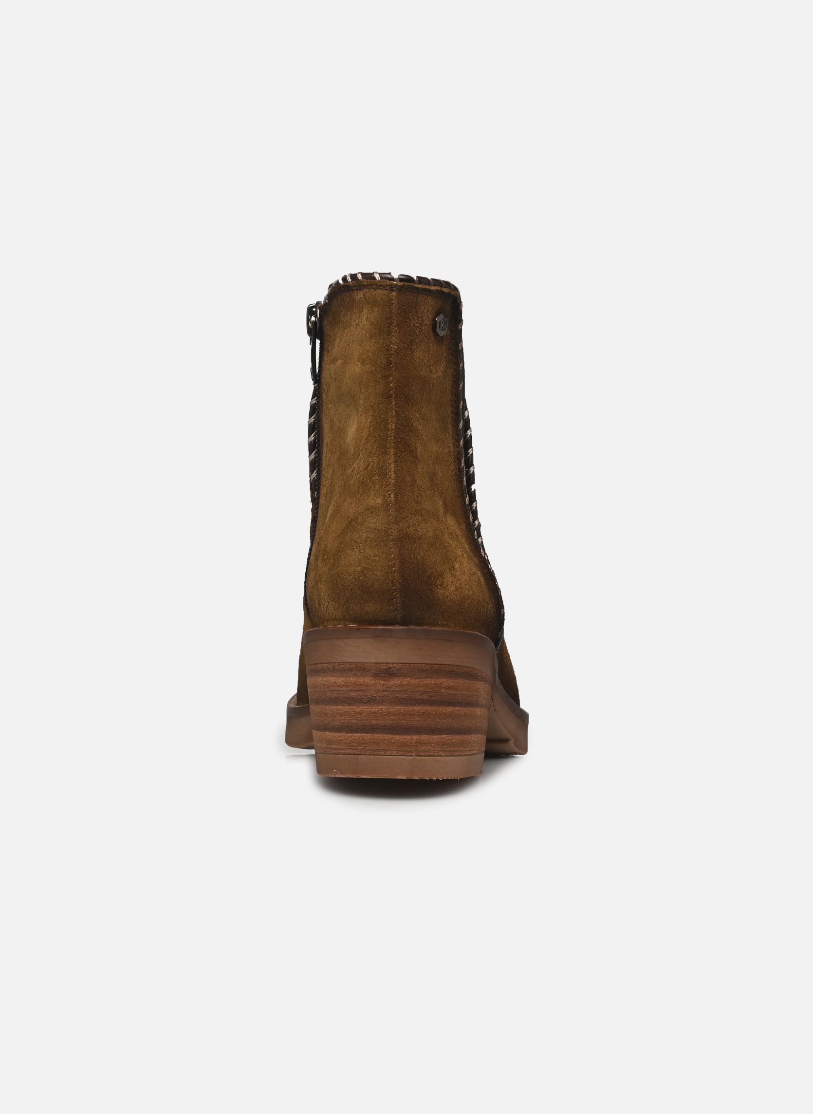 Enkellaarzen en boots LAYLA D9545 dames groen Dorking Enkellaarzen en boots LAYLA D9545 dames groen CALF MOSS